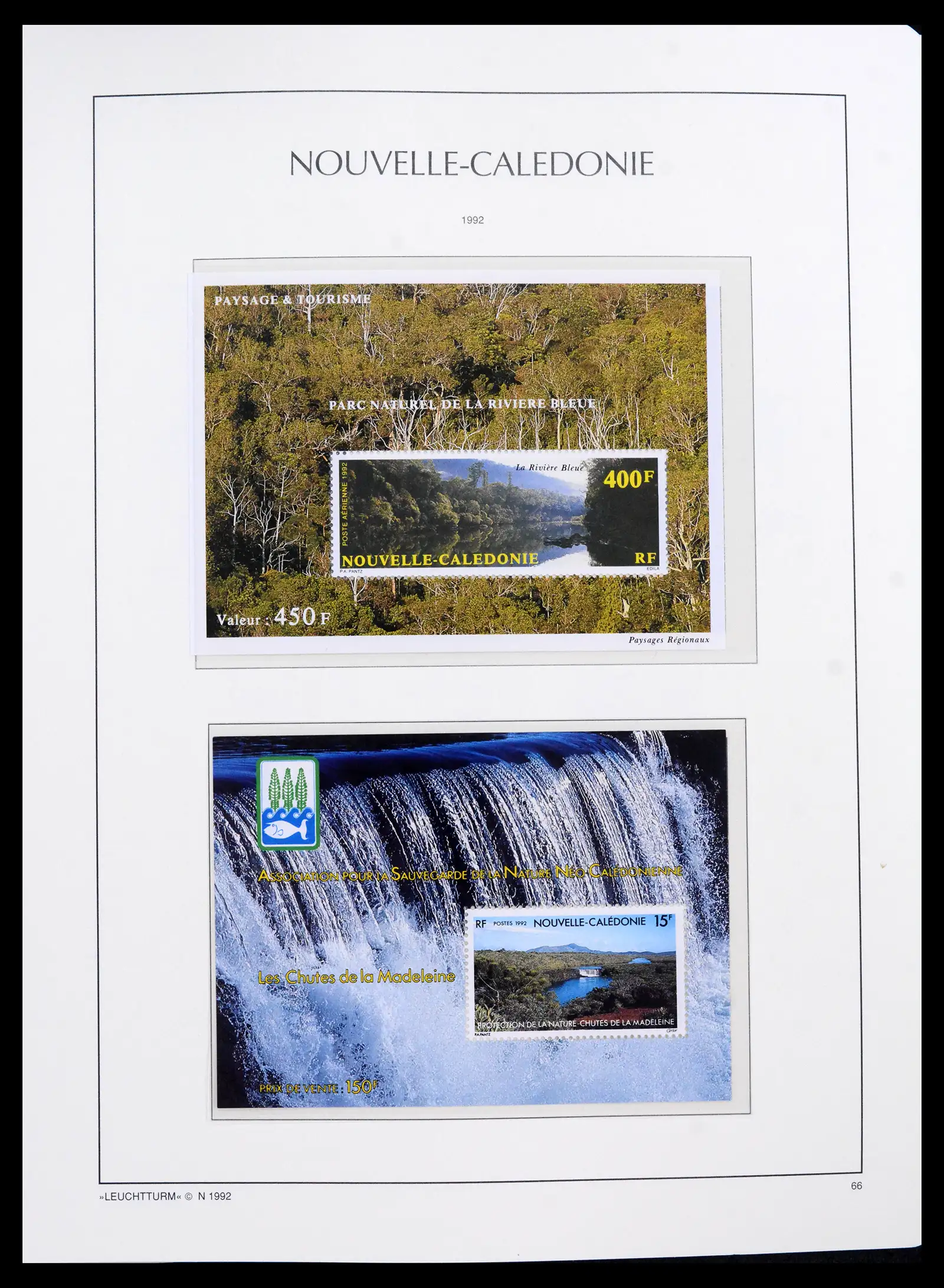 41532 0037 - Stamp collection 41532 Nouvelle Caledonia 1980-1999.