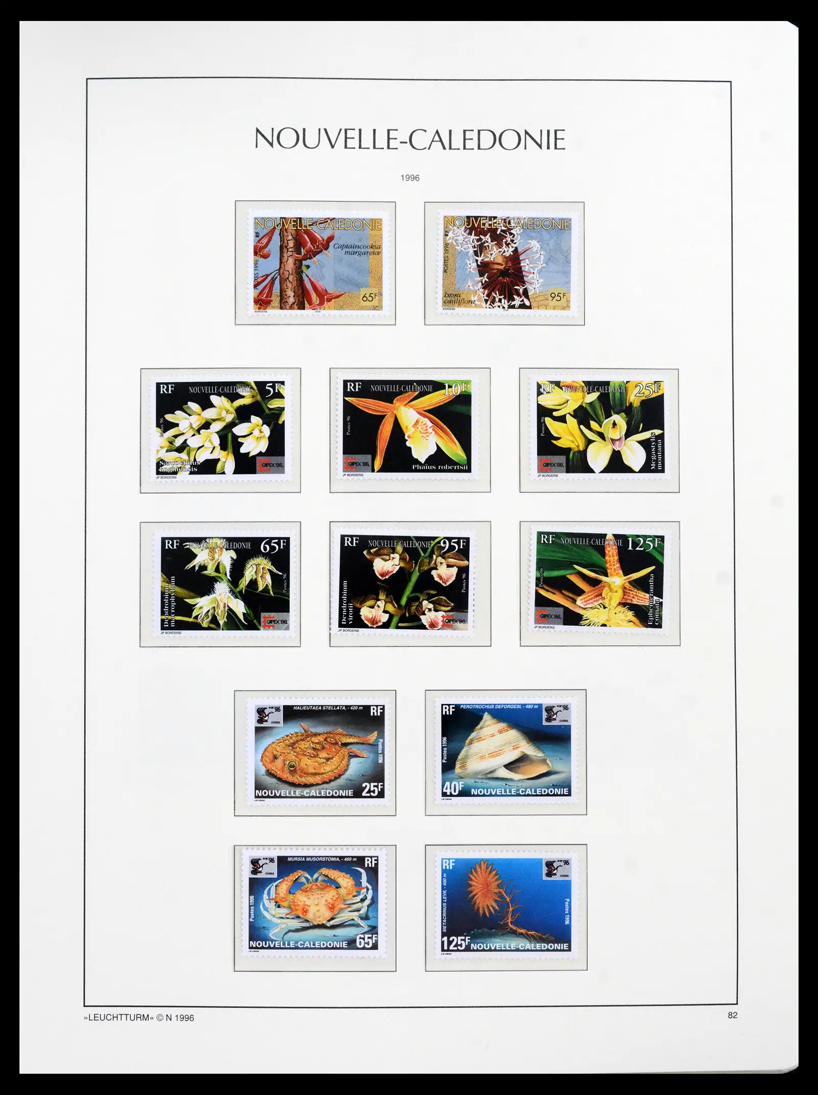 41532 0053 - Stamp collection 41532 Nouvelle Caledonia 1980-1999.