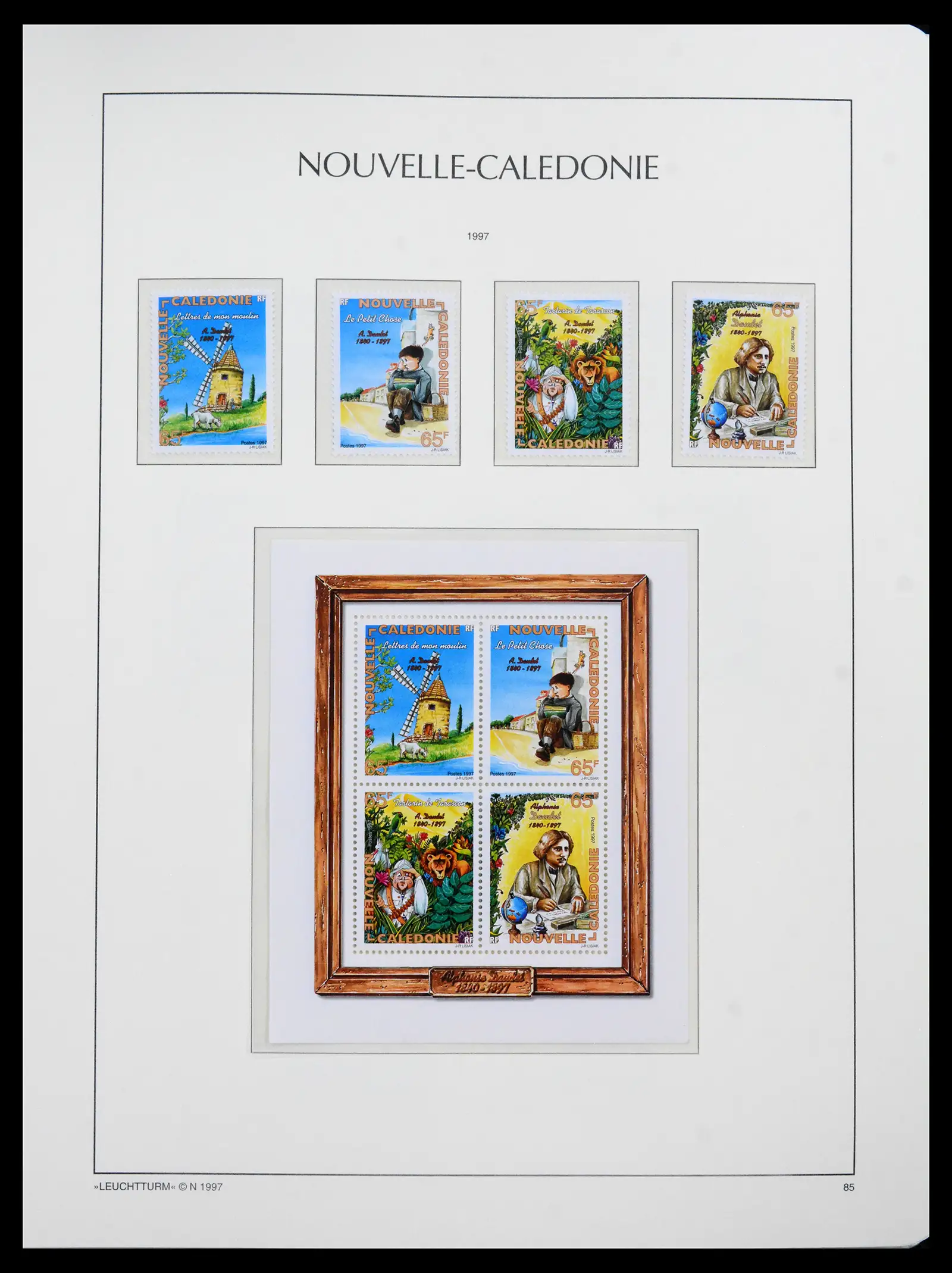 41532 0056 - Stamp collection 41532 Nouvelle Caledonia 1980-1999.