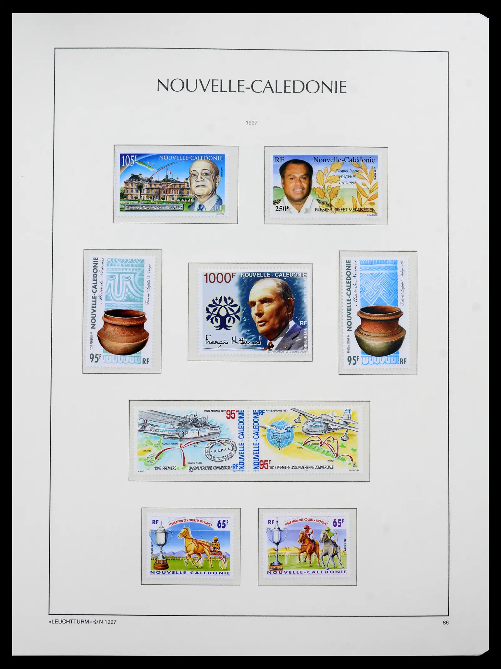 41532 0057 - Stamp collection 41532 Nouvelle Caledonia 1980-1999.