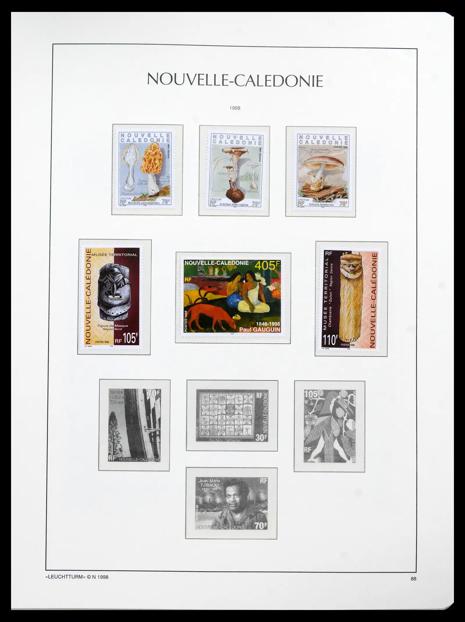 41532 0059 - Stamp collection 41532 Nouvelle Caledonia 1980-1999.