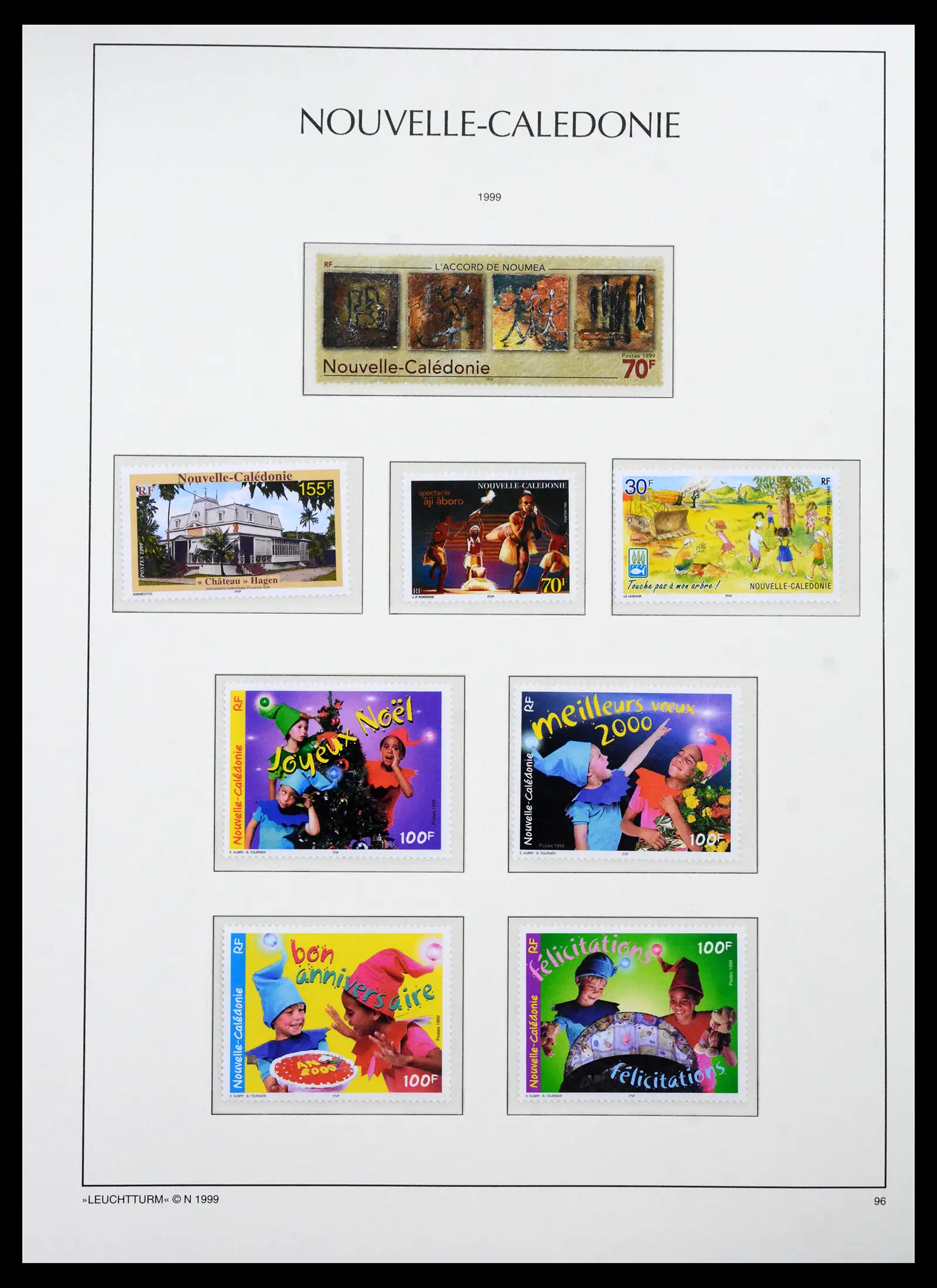 41532 0067 - Stamp collection 41532 Nouvelle Caledonia 1980-1999.