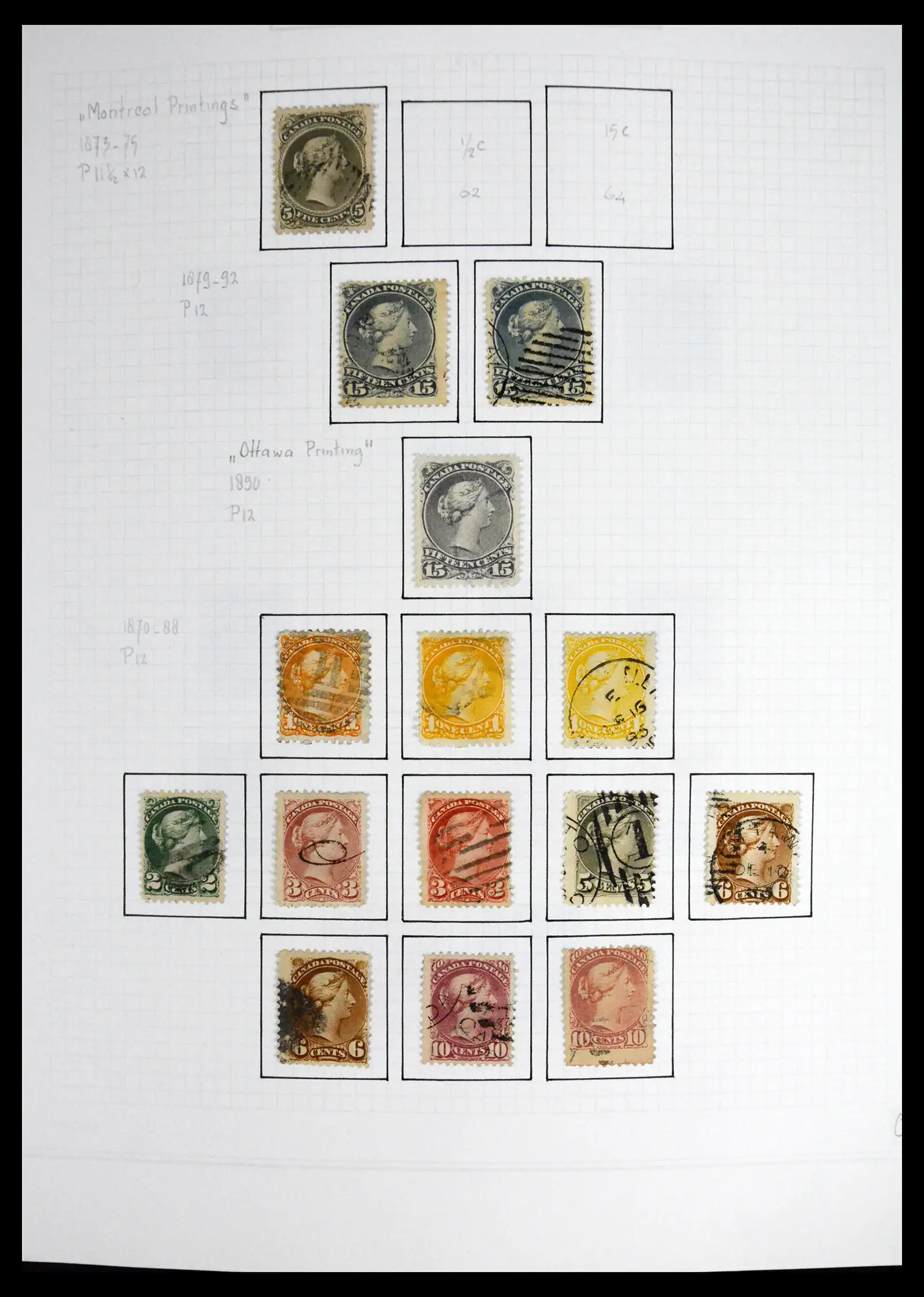 41550 0003 - Stamp collection 41550 Canada 1858-1972.