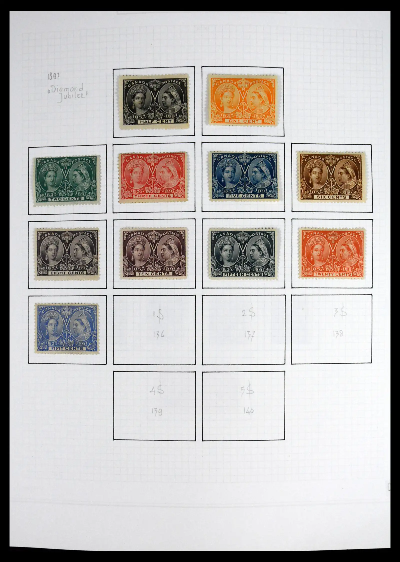 41550 0006 - Stamp collection 41550 Canada 1858-1972.