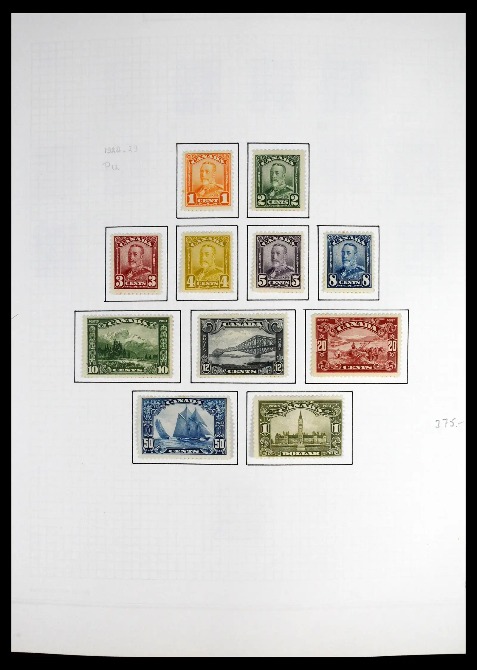 41550 0012 - Stamp collection 41550 Canada 1858-1972.