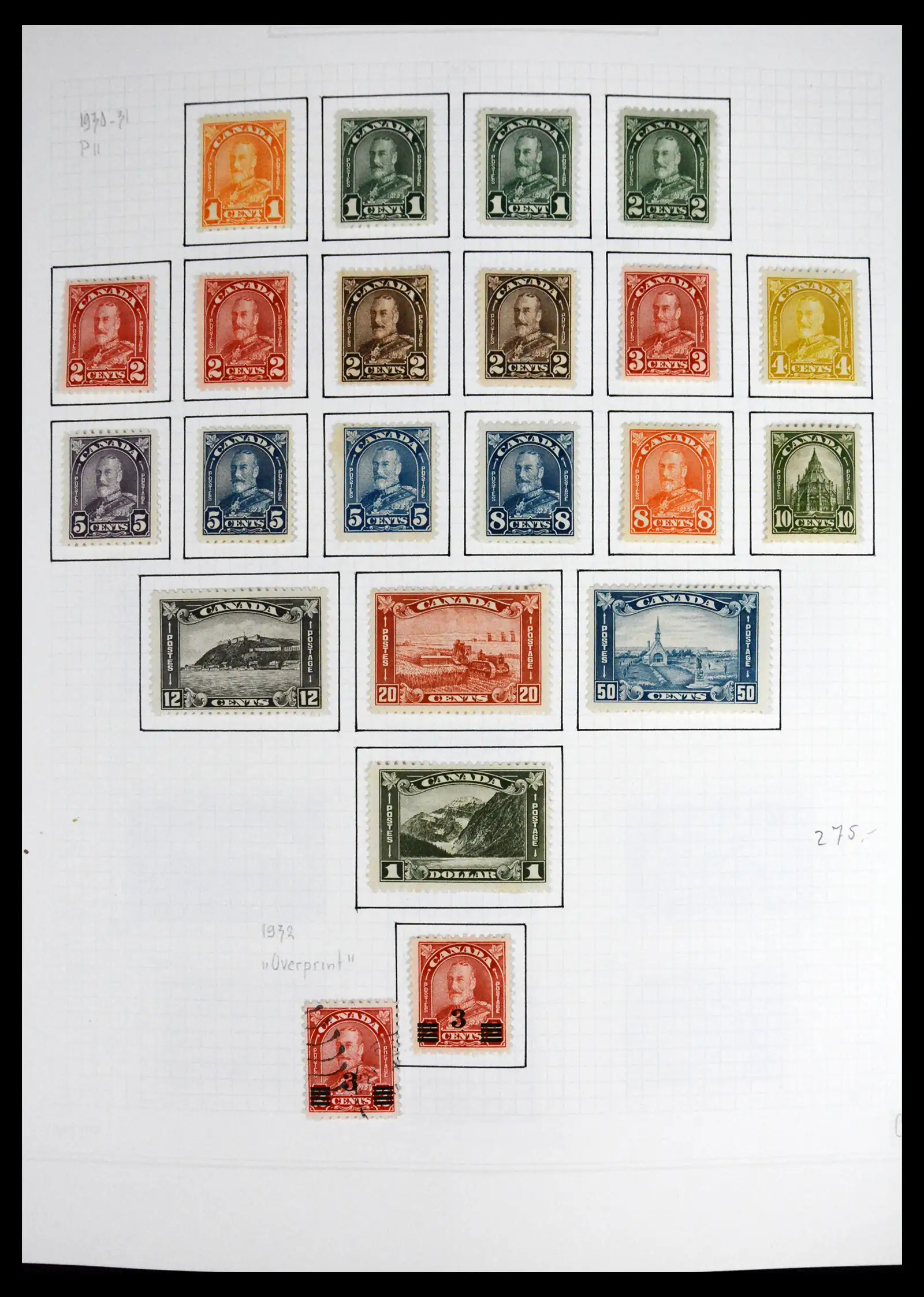 41550 0013 - Stamp collection 41550 Canada 1858-1972.