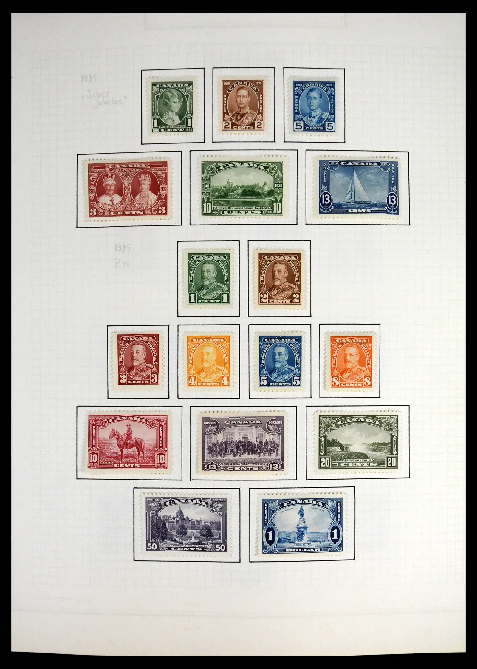 41550 0015 - Stamp collection 41550 Canada 1858-1972.