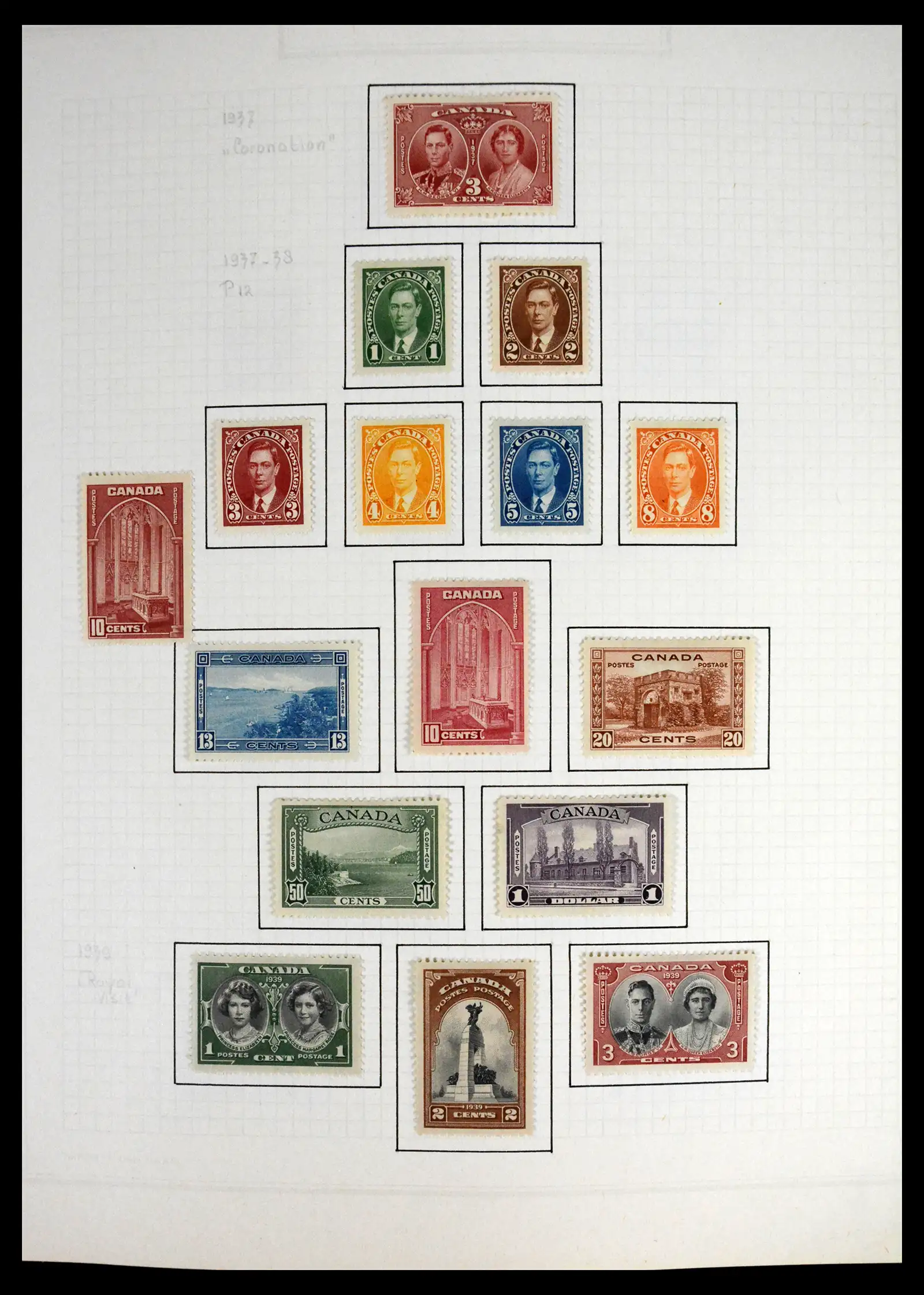 41550 0016 - Stamp collection 41550 Canada 1858-1972.