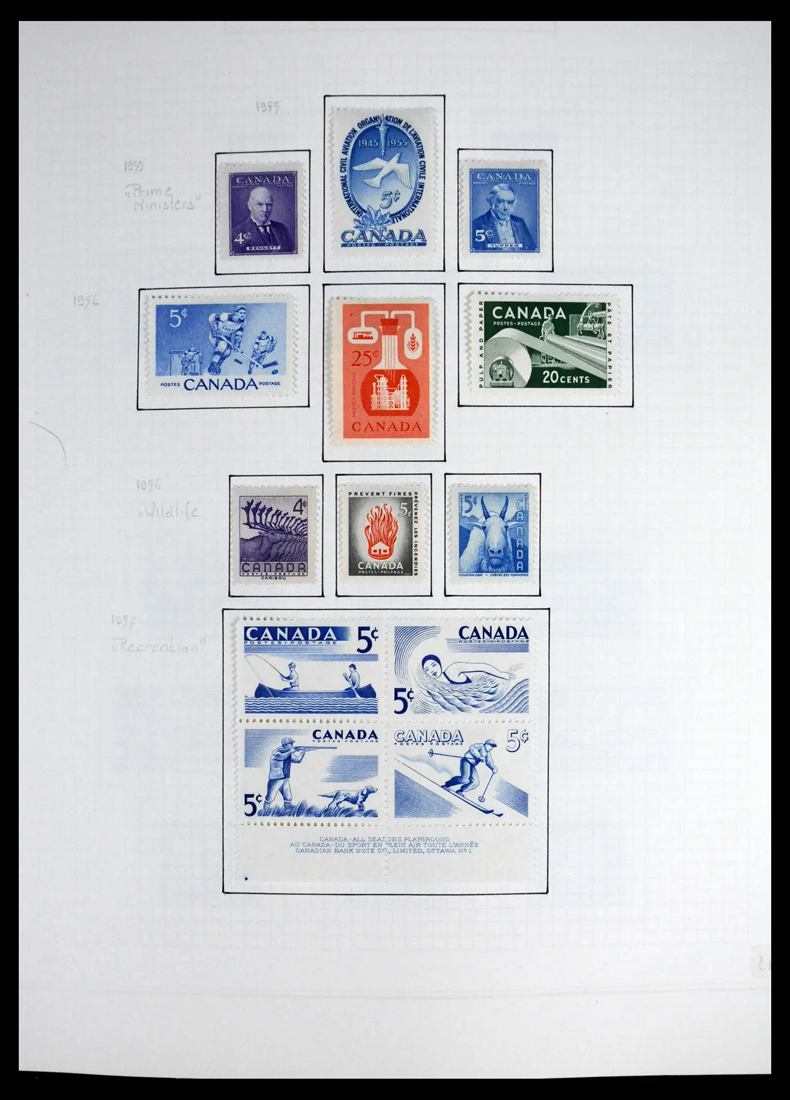 41550 0022 - Stamp collection 41550 Canada 1858-1972.