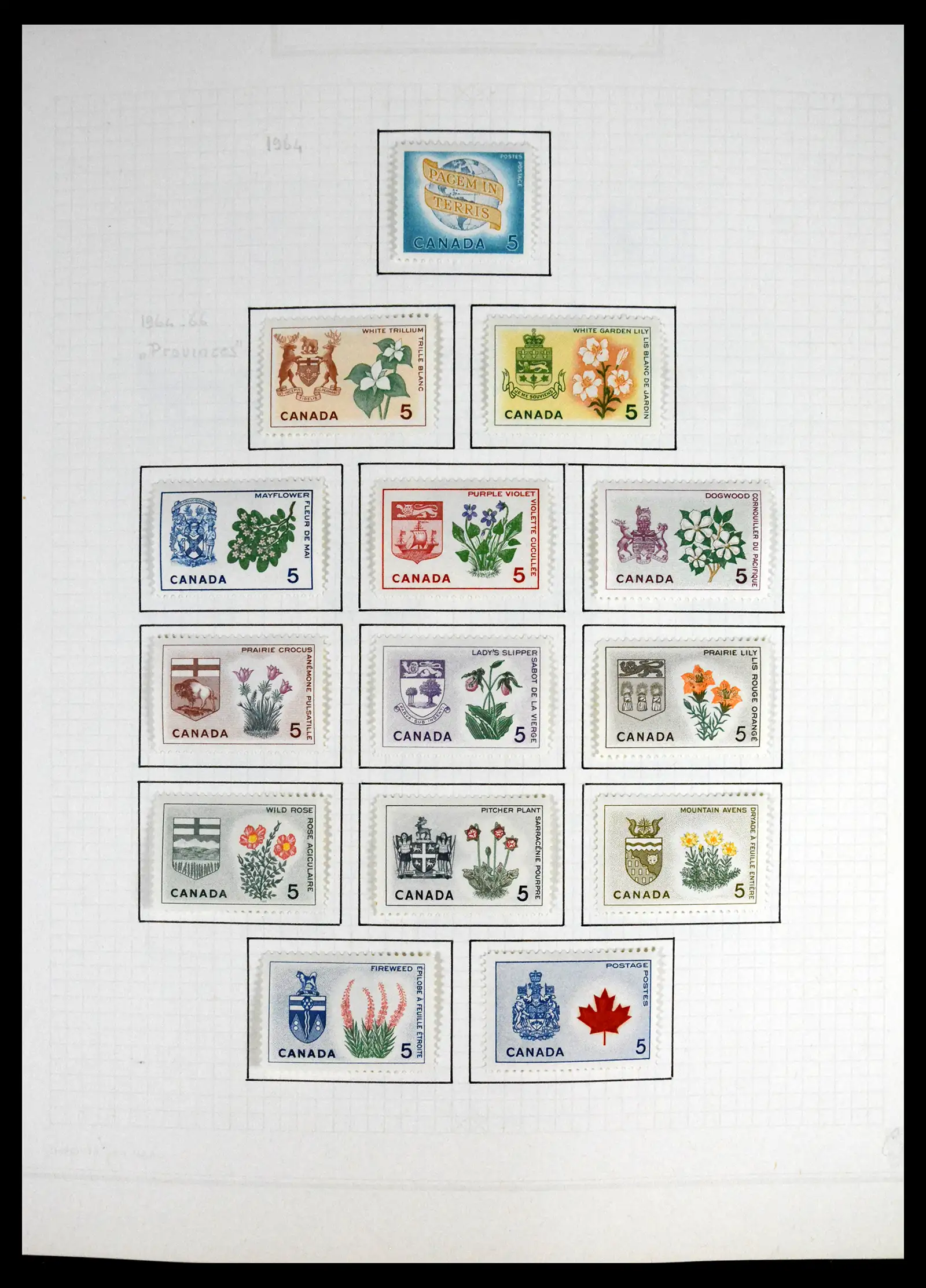 41550 0026 - Stamp collection 41550 Canada 1858-1972.