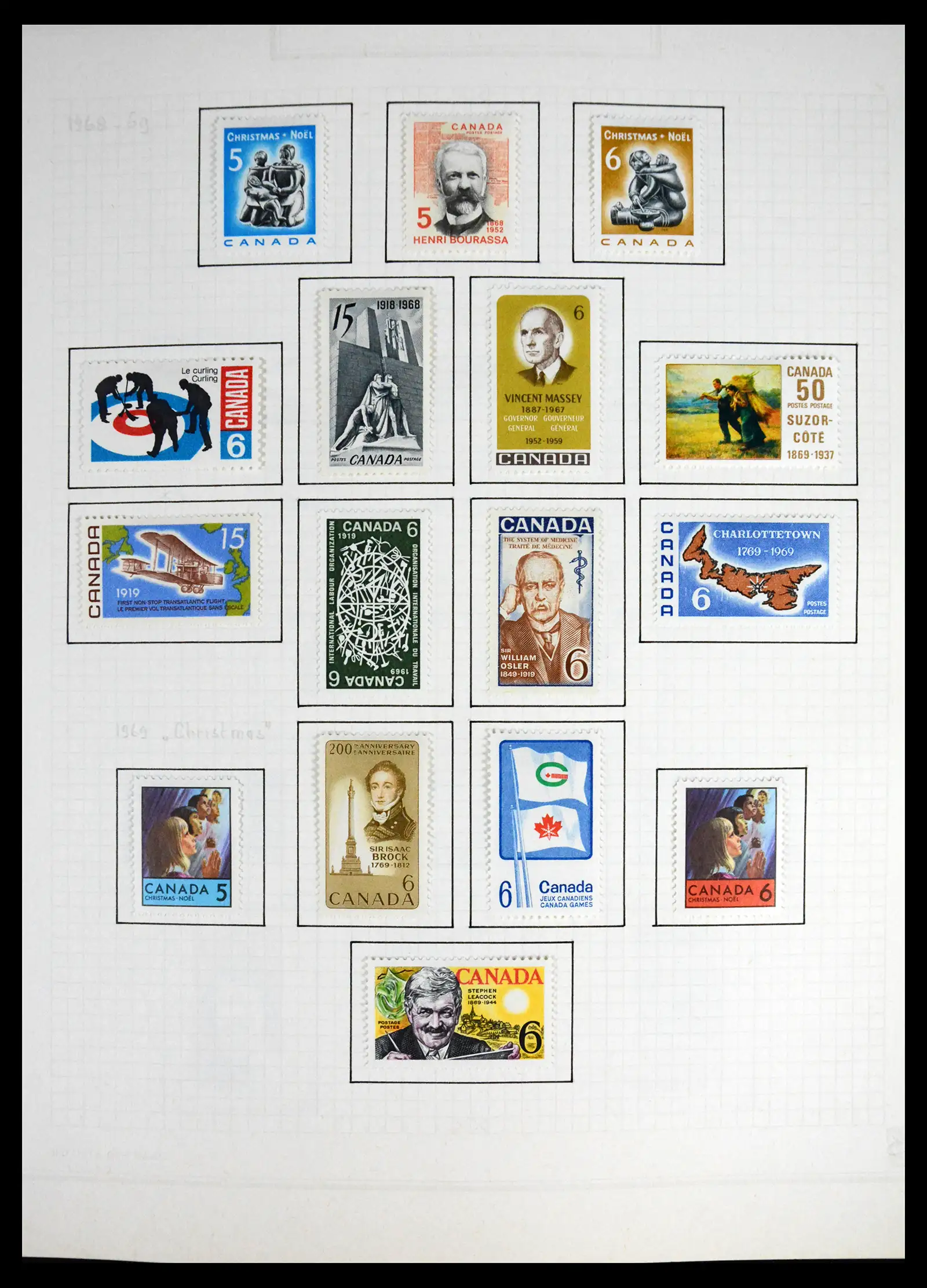 41550 0031 - Stamp collection 41550 Canada 1858-1972.