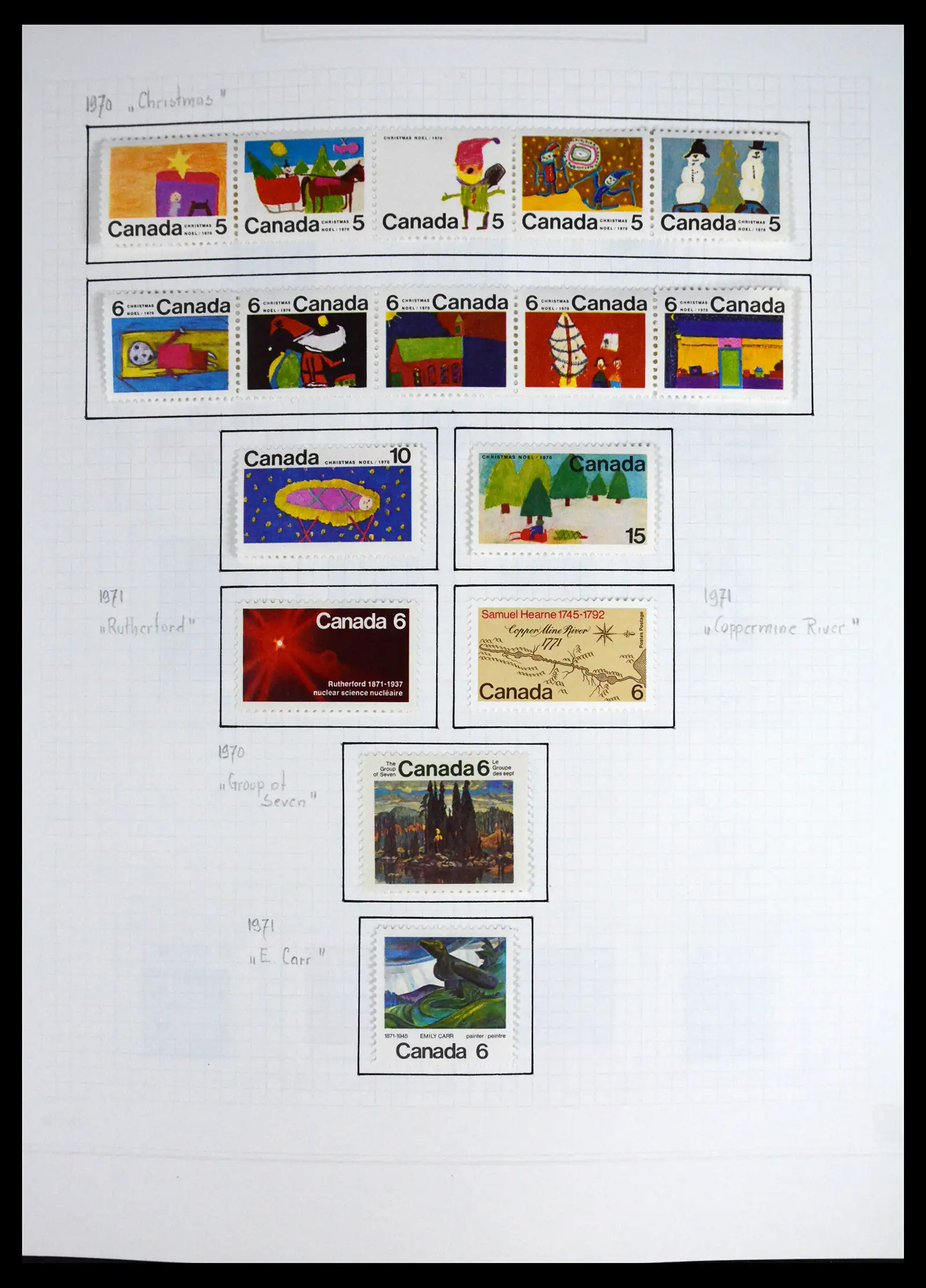 41550 0033 - Stamp collection 41550 Canada 1858-1972.