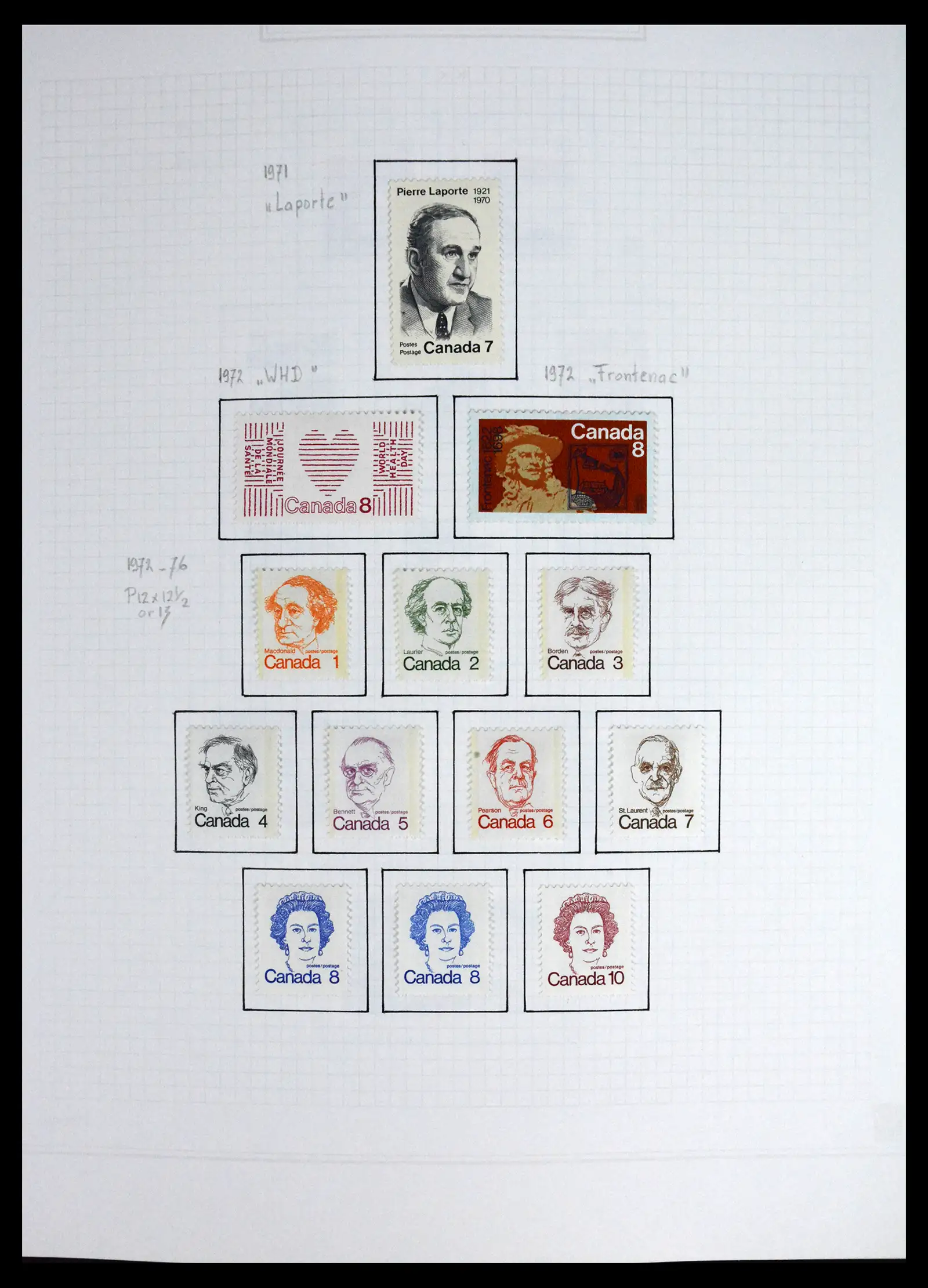 41550 0035 - Stamp collection 41550 Canada 1858-1972.