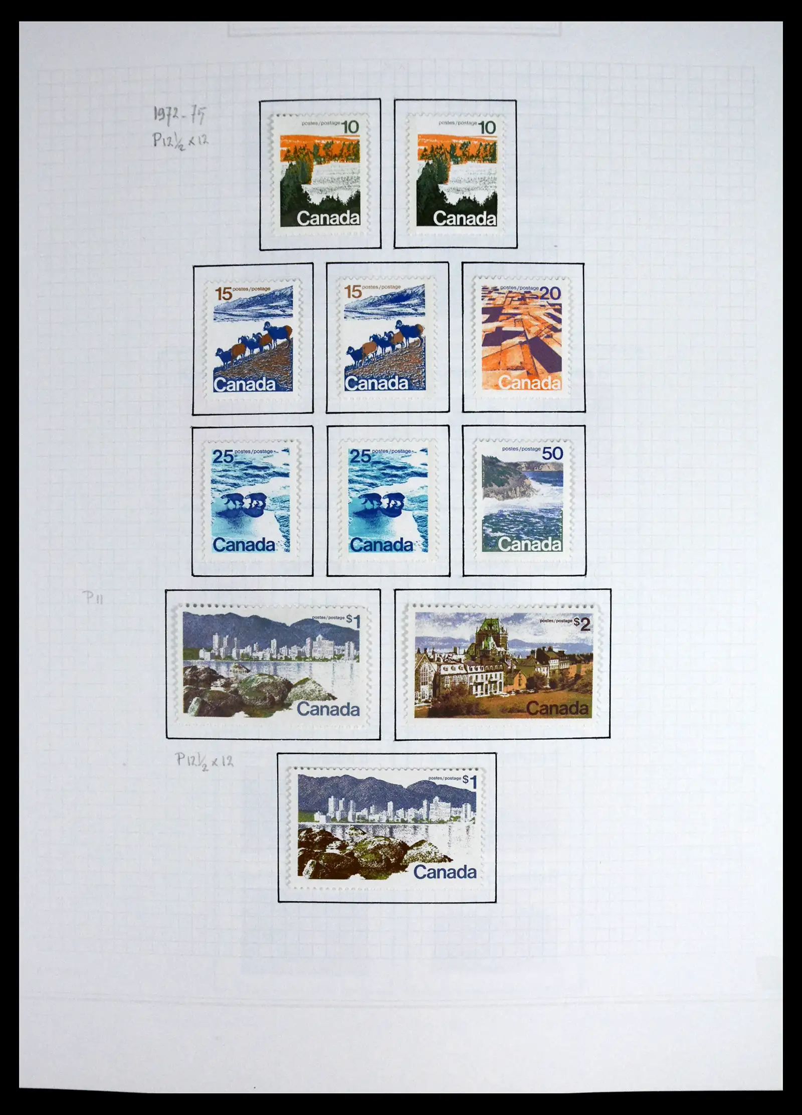 41550 0036 - Stamp collection 41550 Canada 1858-1972.