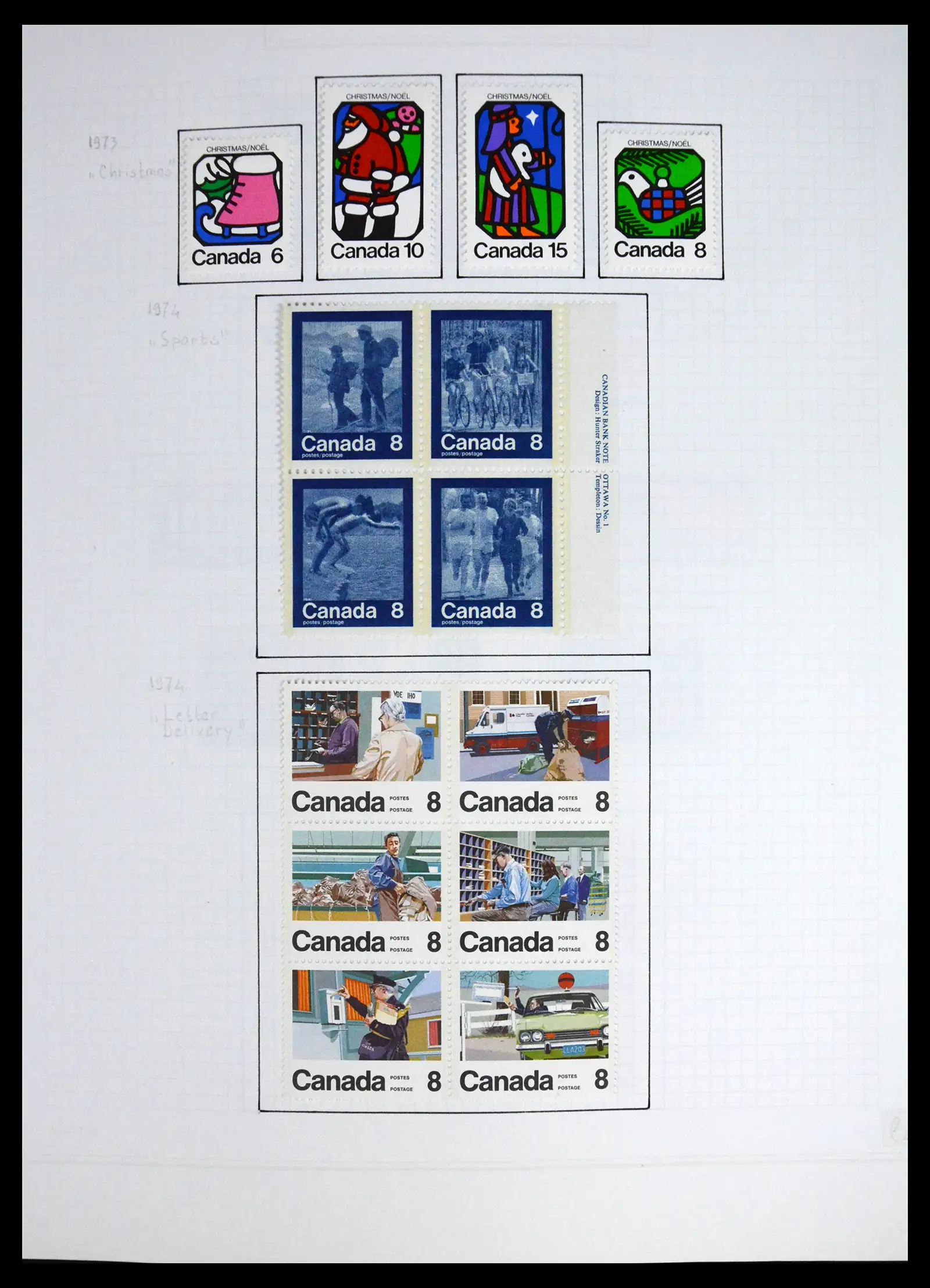 41550 0040 - Stamp collection 41550 Canada 1858-1972.