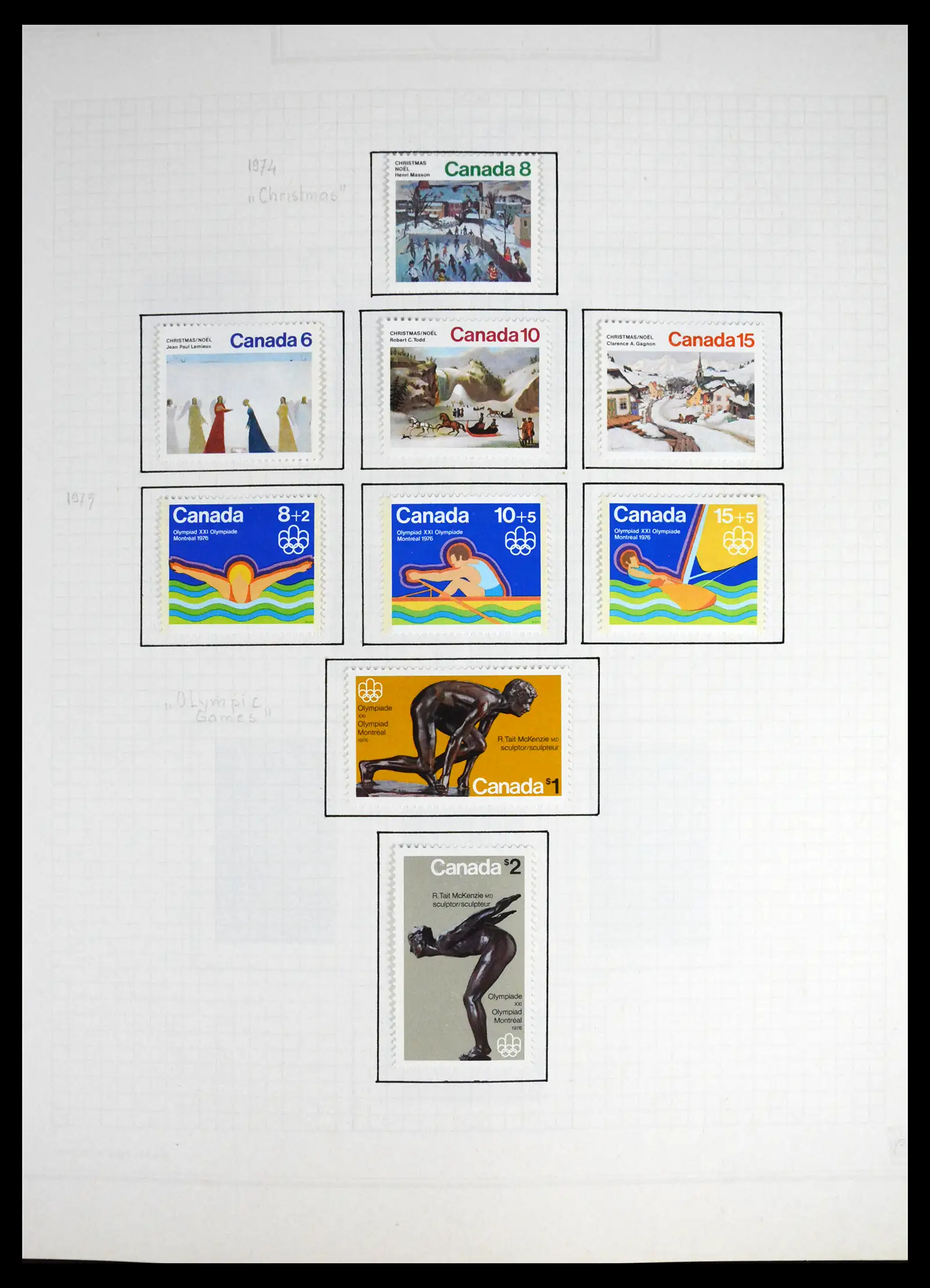 41550 0042 - Stamp collection 41550 Canada 1858-1972.