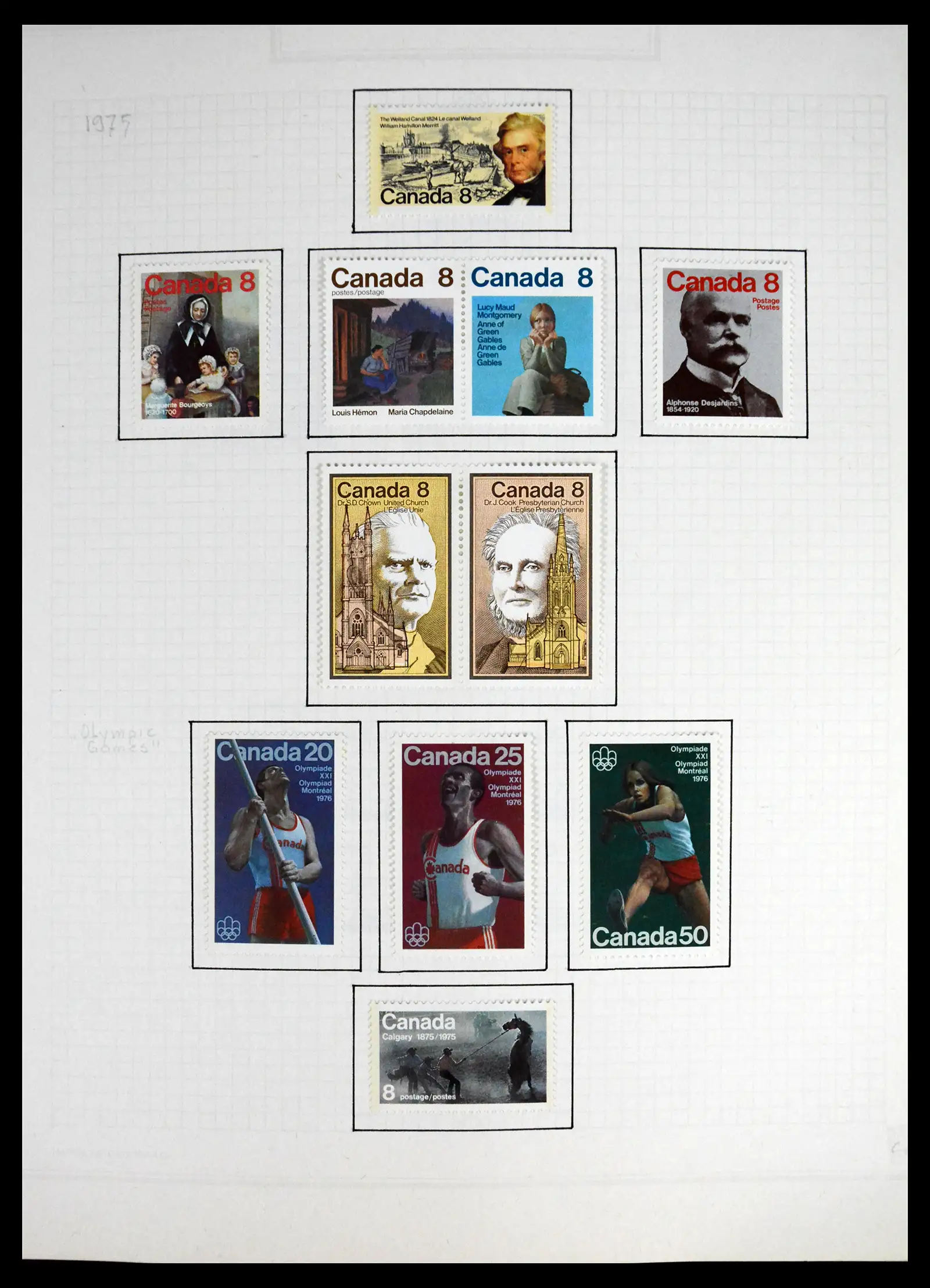 41550 0043 - Stamp collection 41550 Canada 1858-1972.