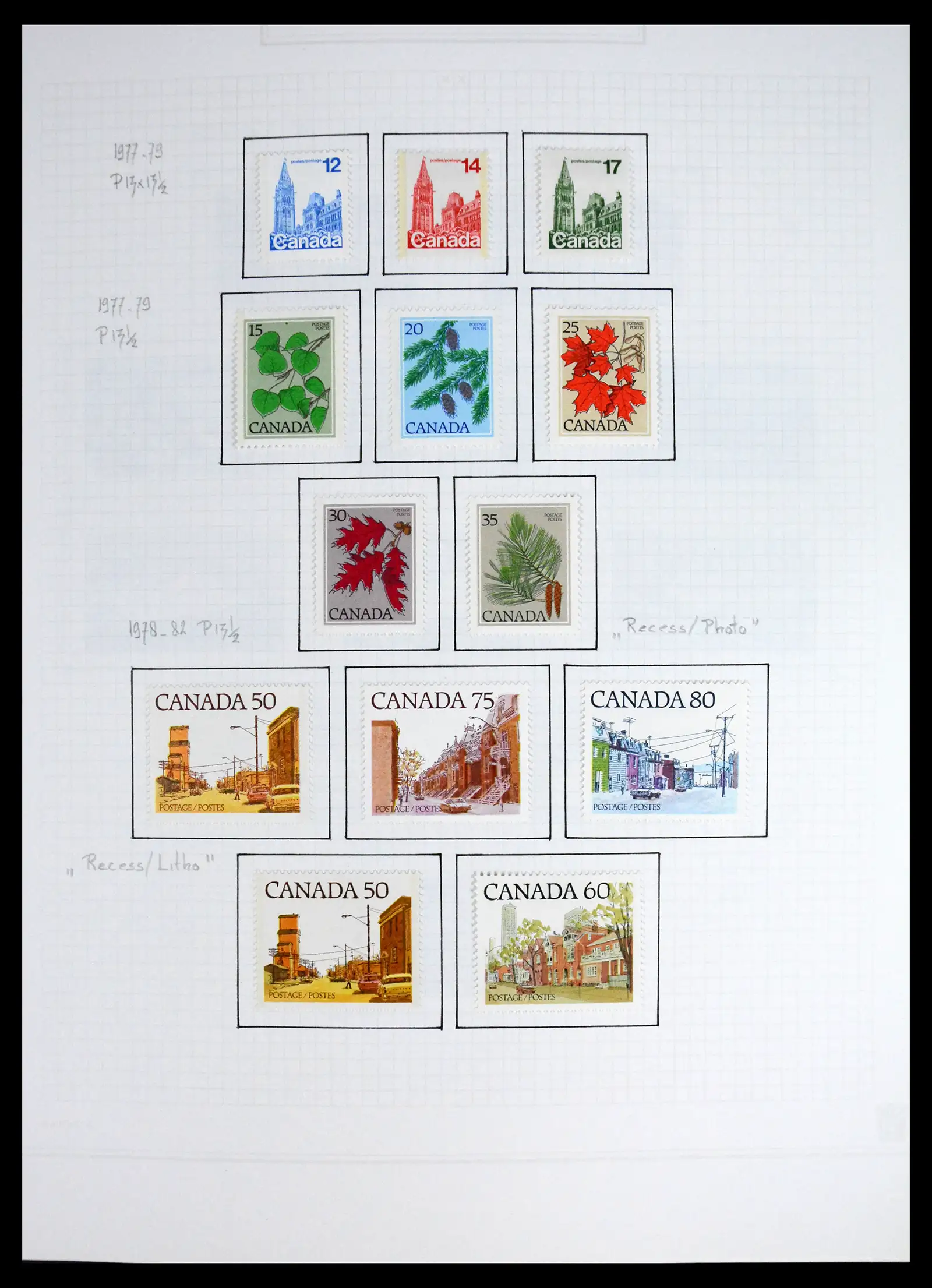 41550 0051 - Stamp collection 41550 Canada 1858-1972.