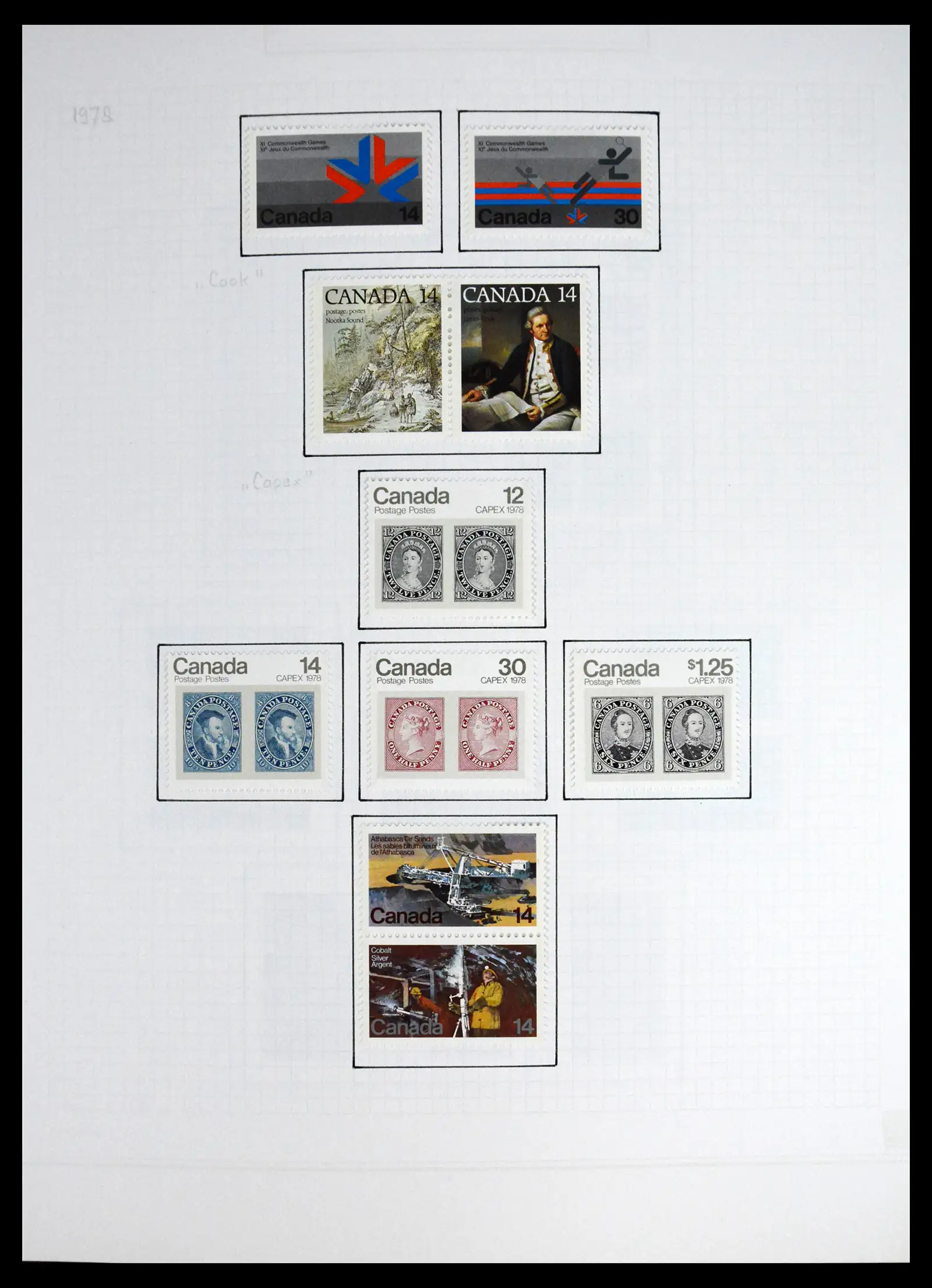 41550 0054 - Stamp collection 41550 Canada 1858-1972.