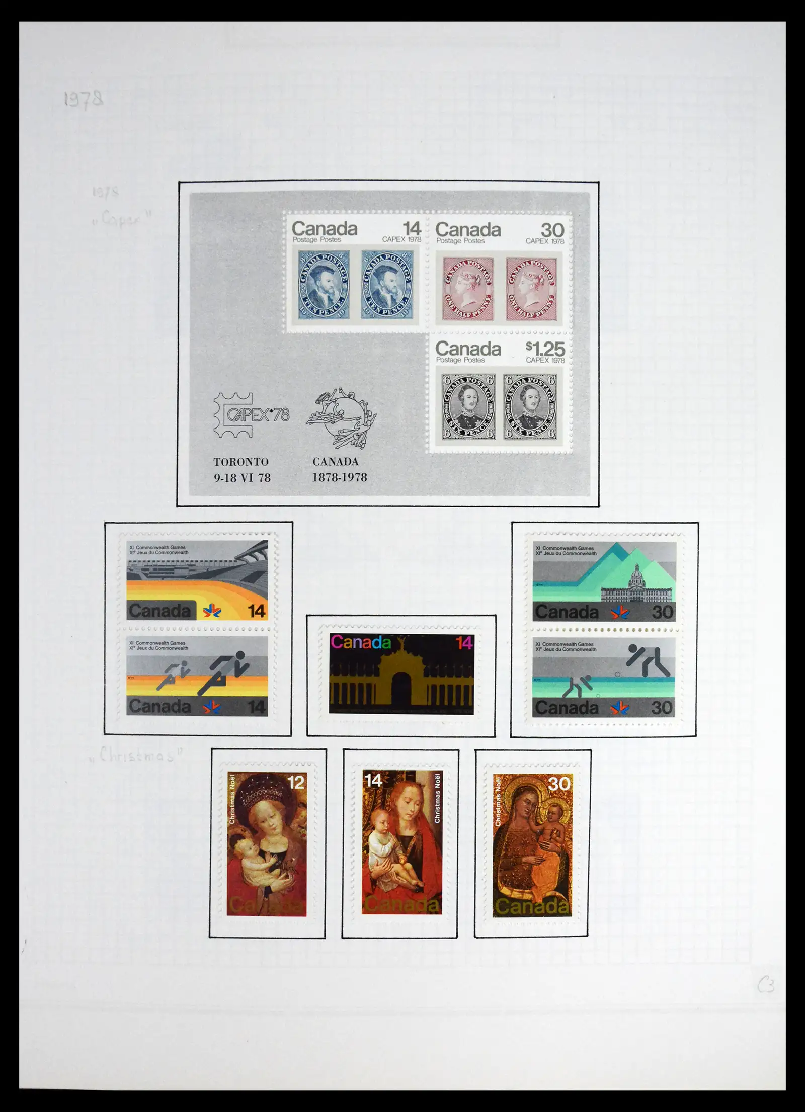 41550 0055 - Stamp collection 41550 Canada 1858-1972.
