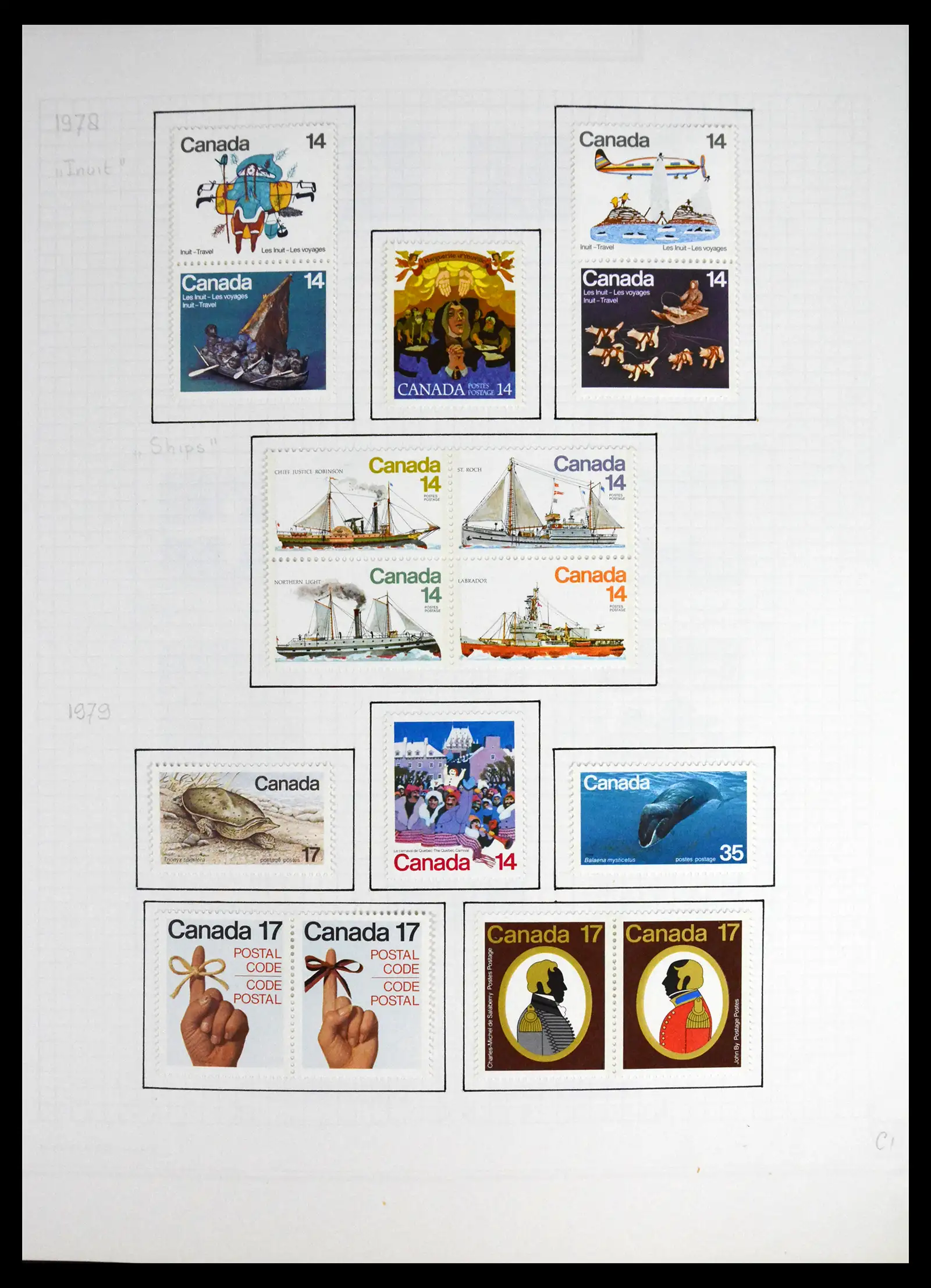 41550 0056 - Stamp collection 41550 Canada 1858-1972.