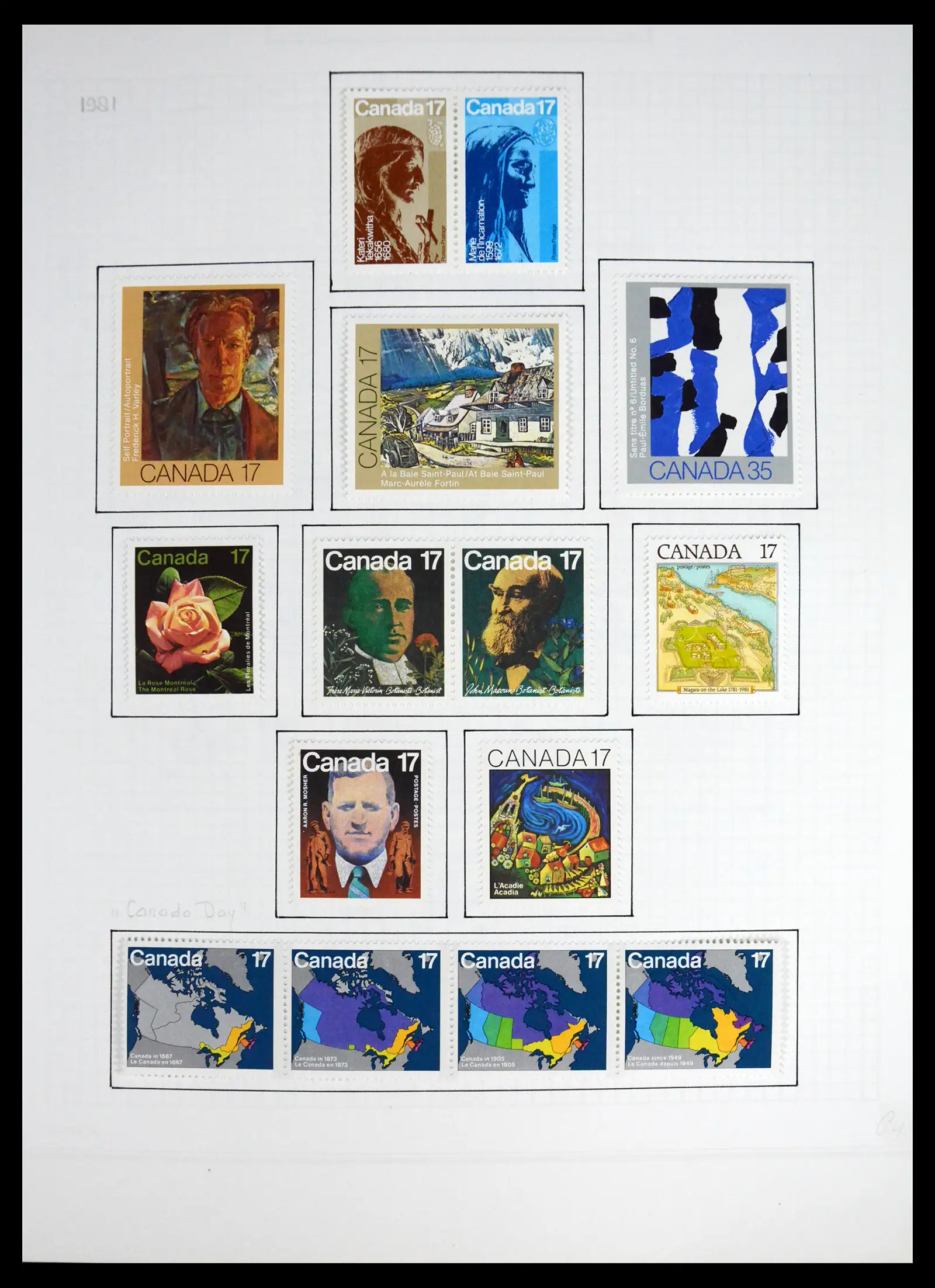 41550 0063 - Stamp collection 41550 Canada 1858-1972.