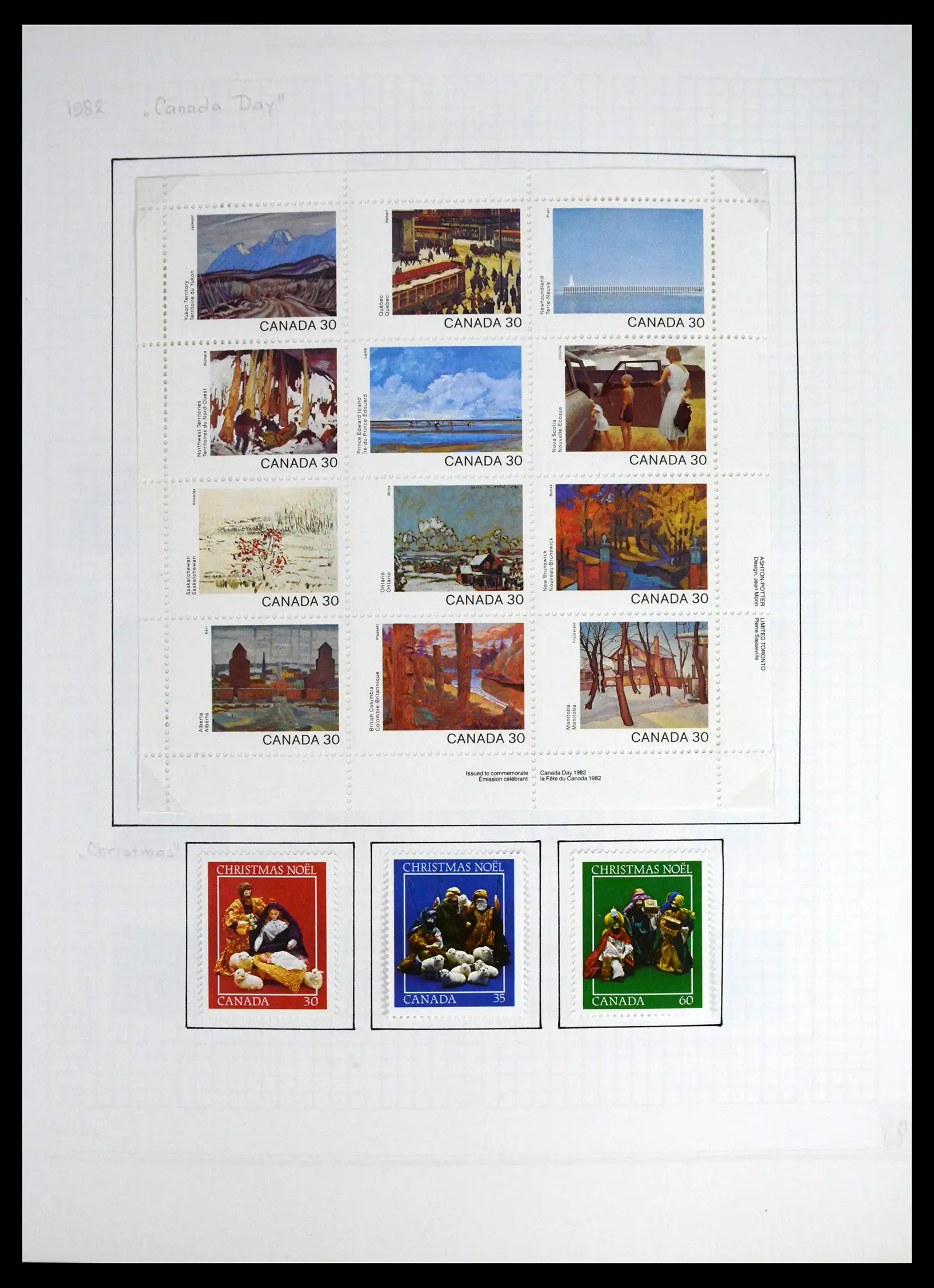 41550 0068 - Stamp collection 41550 Canada 1858-1972.