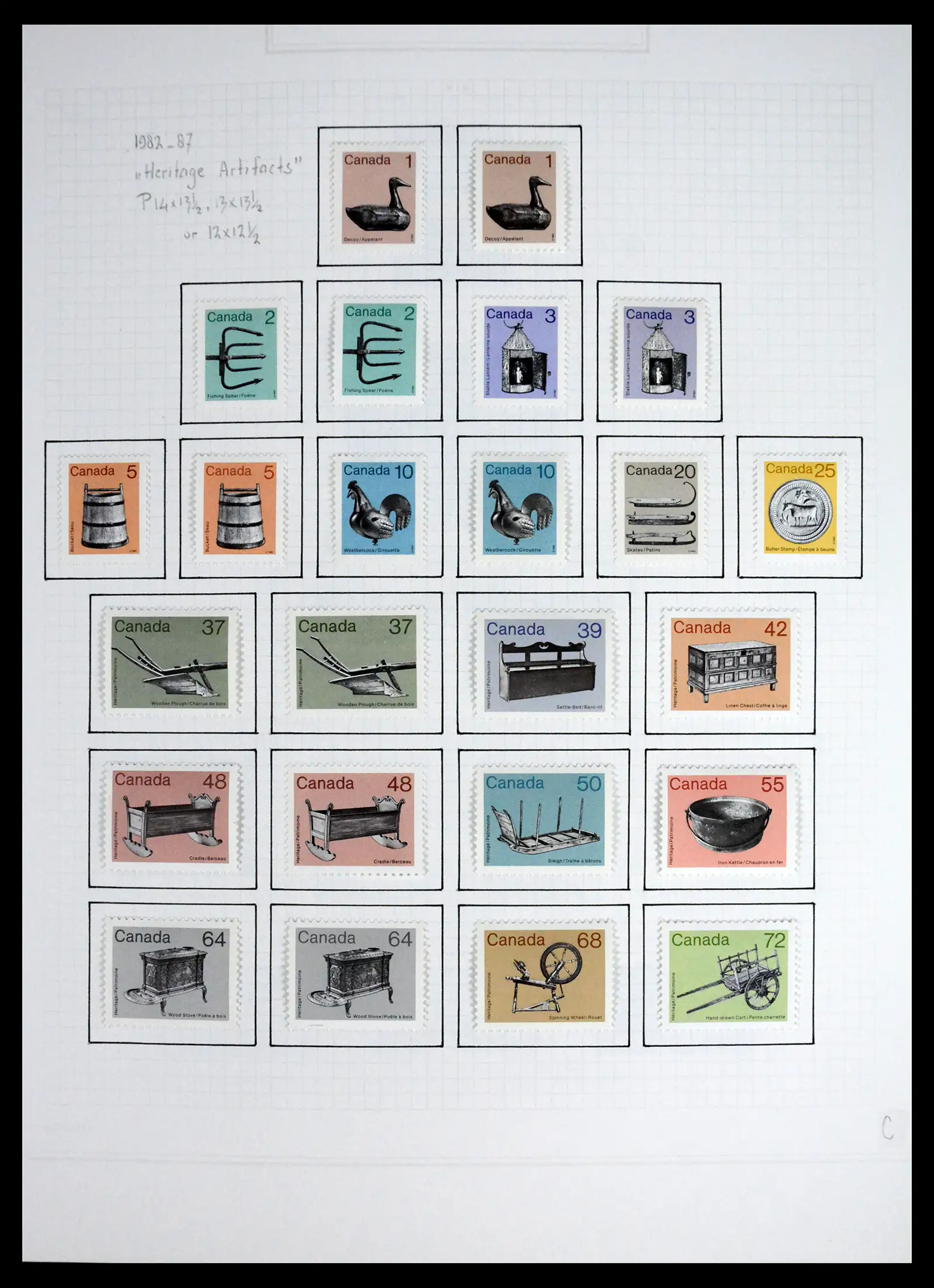 41550 0069 - Stamp collection 41550 Canada 1858-1972.