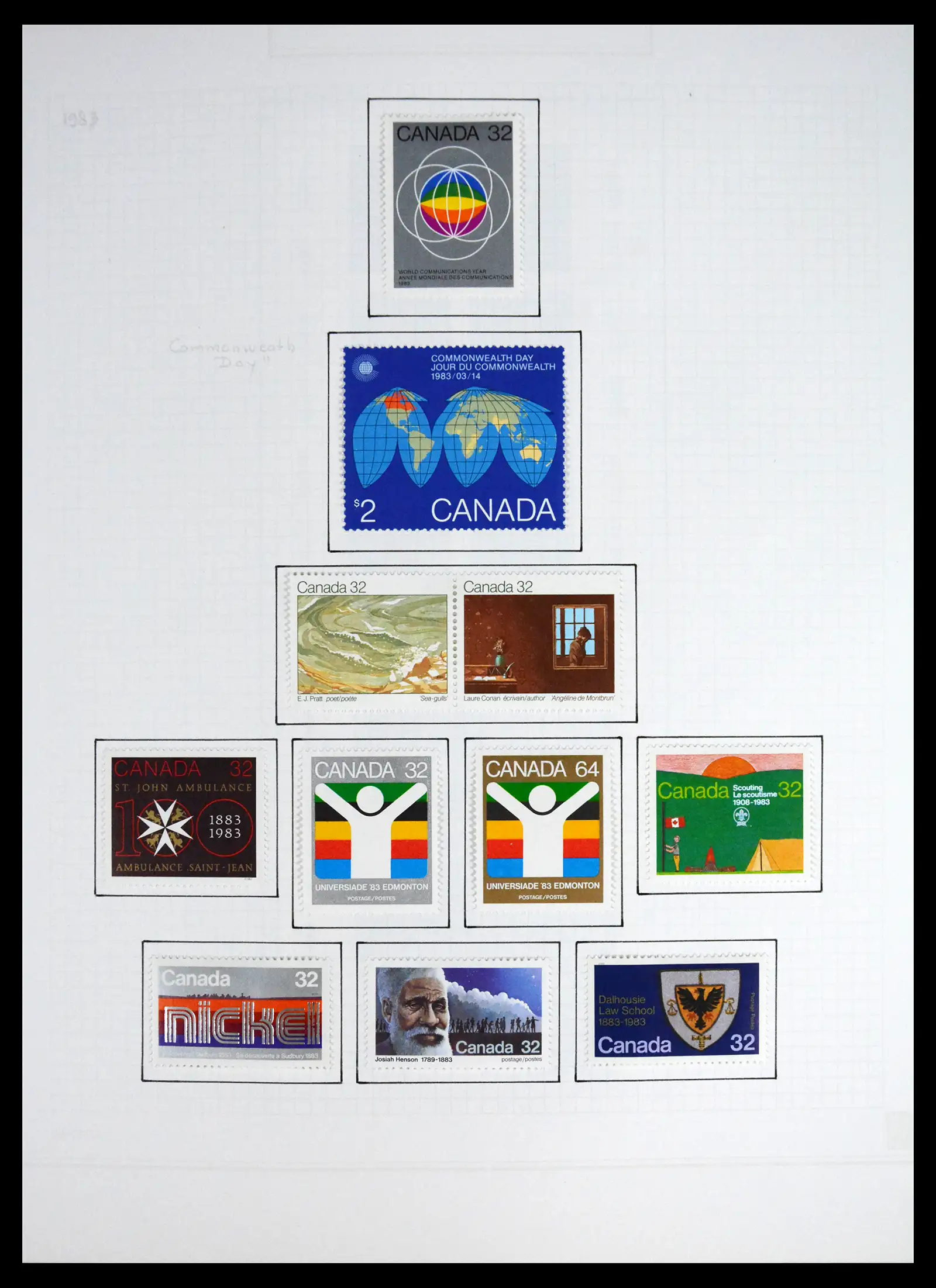 41550 0070 - Stamp collection 41550 Canada 1858-1972.