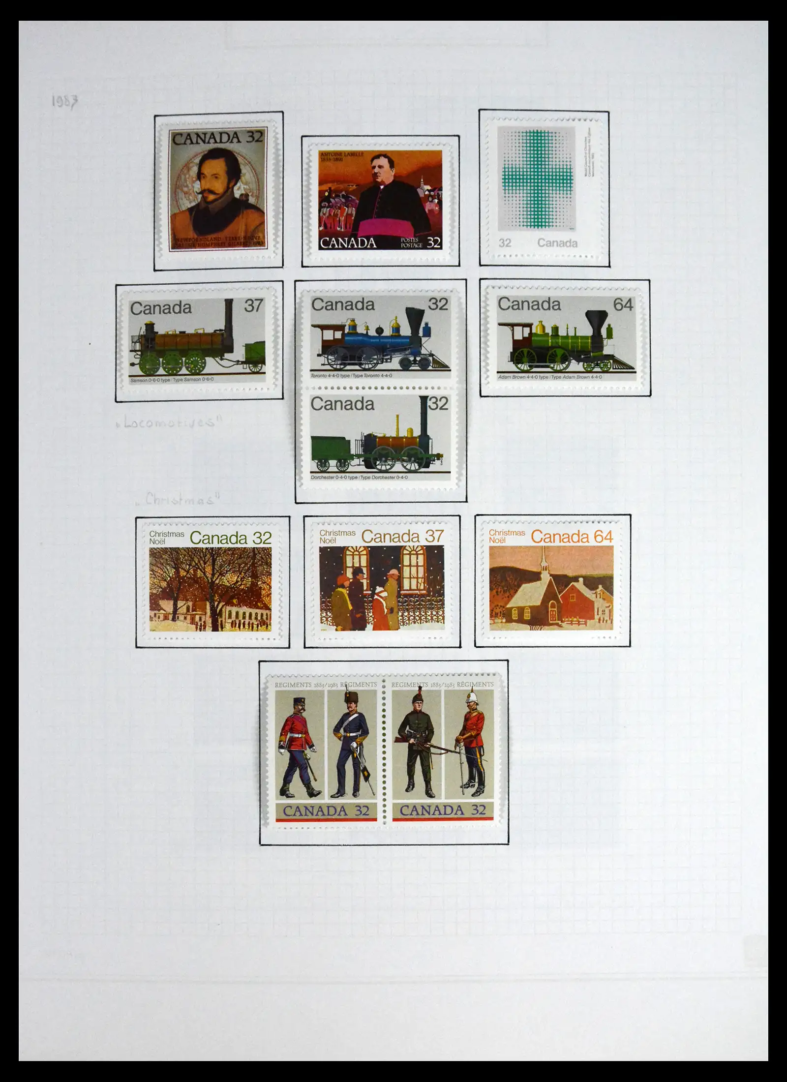 41550 0072 - Stamp collection 41550 Canada 1858-1972.