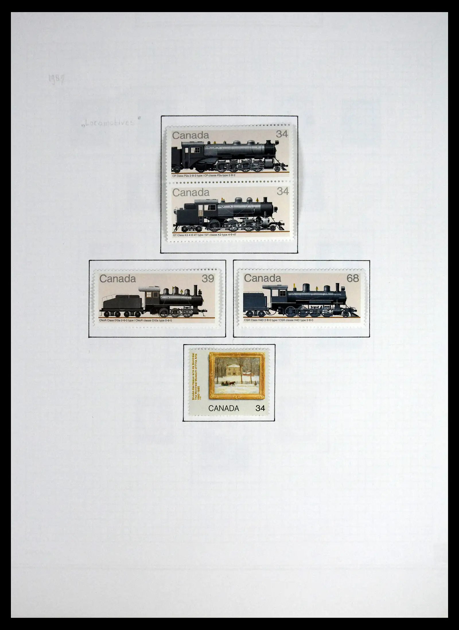 41550 0080 - Stamp collection 41550 Canada 1858-1972.