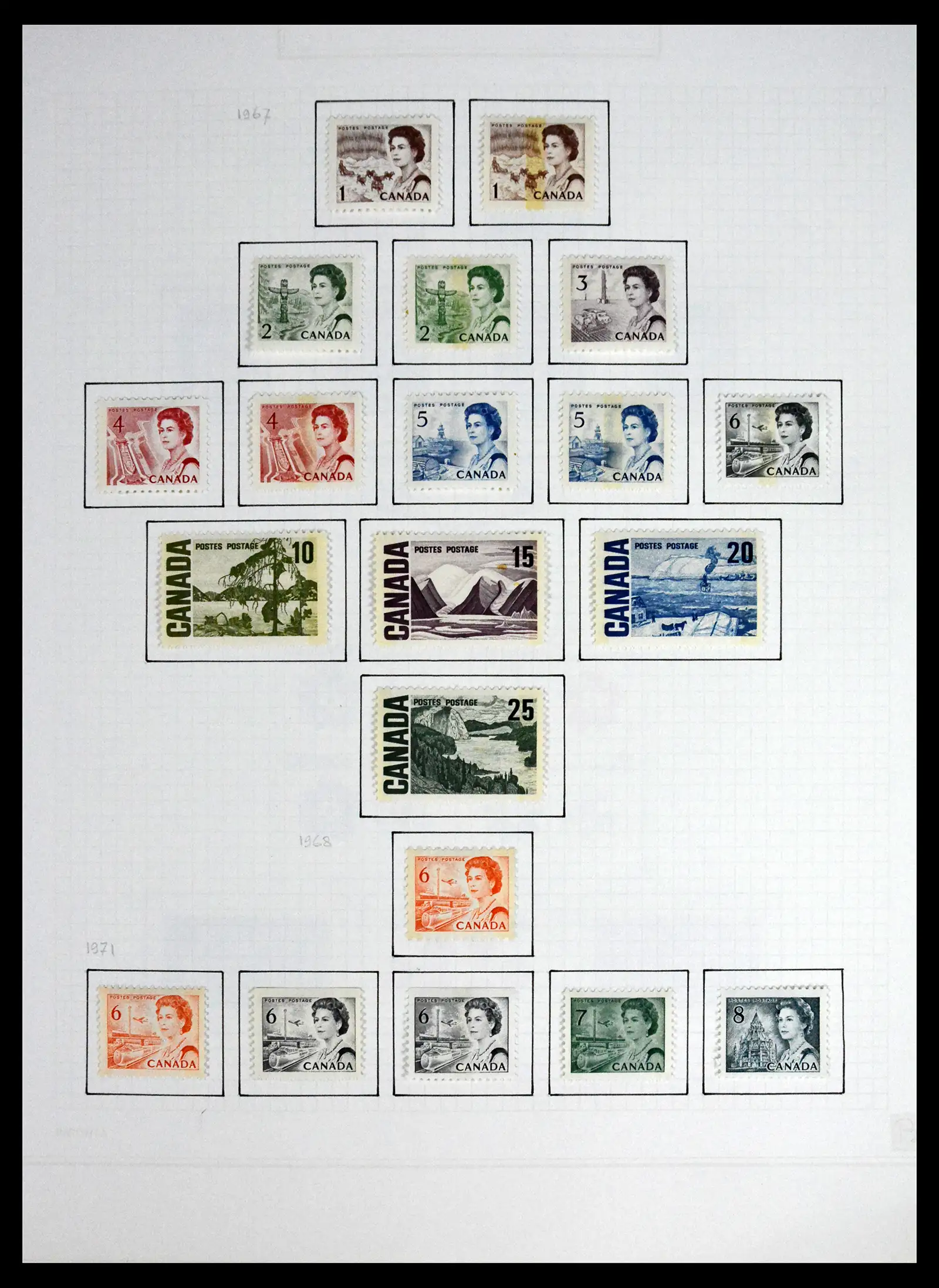 41550 0082 - Stamp collection 41550 Canada 1858-1972.