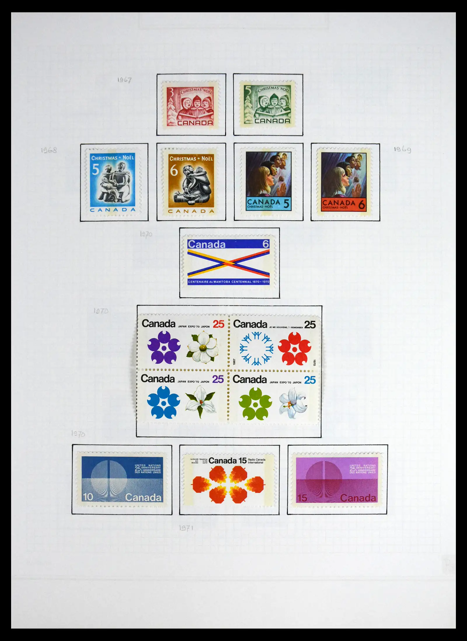 41550 0083 - Stamp collection 41550 Canada 1858-1972.