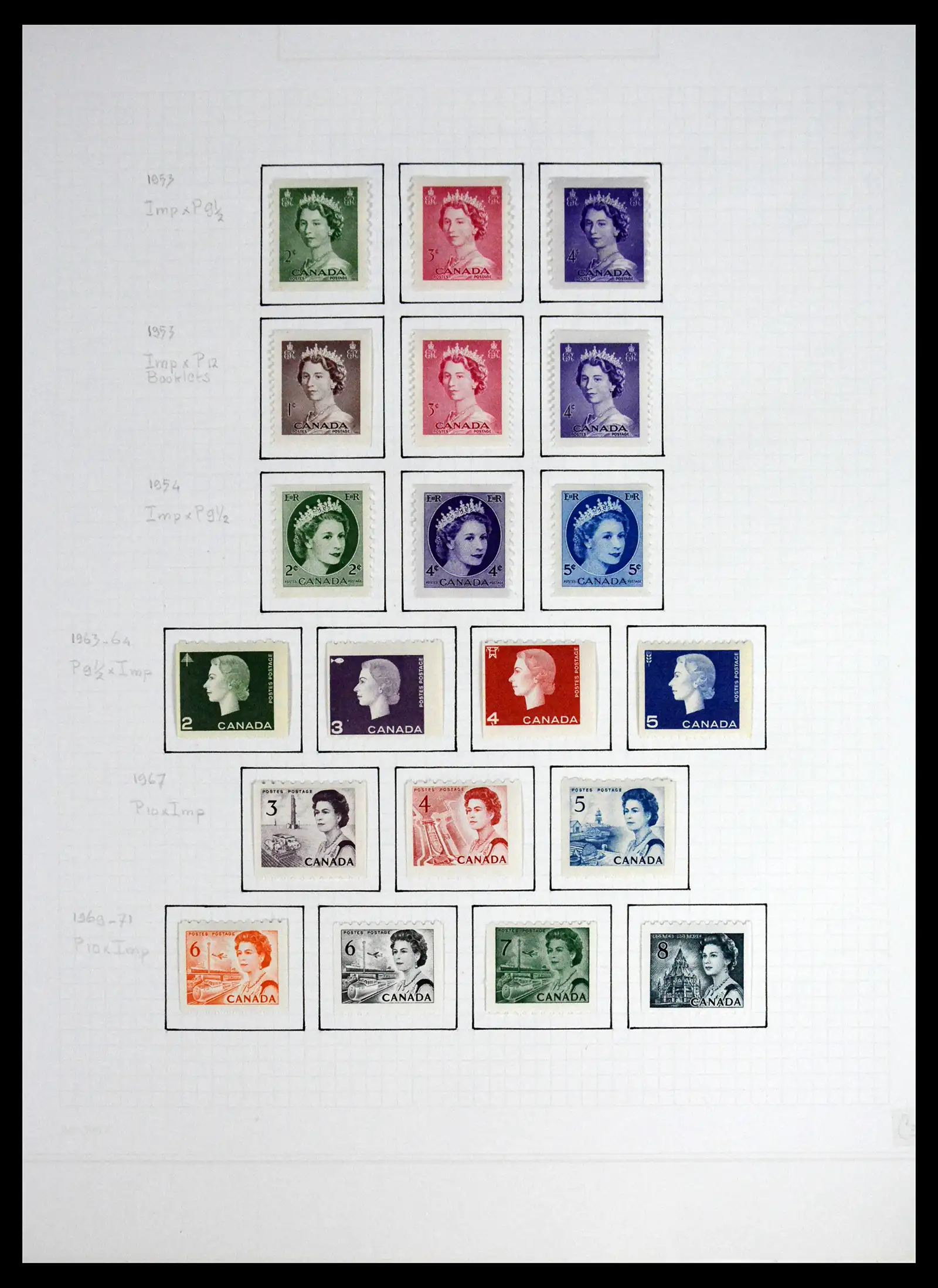 41550 0091 - Stamp collection 41550 Canada 1858-1972.