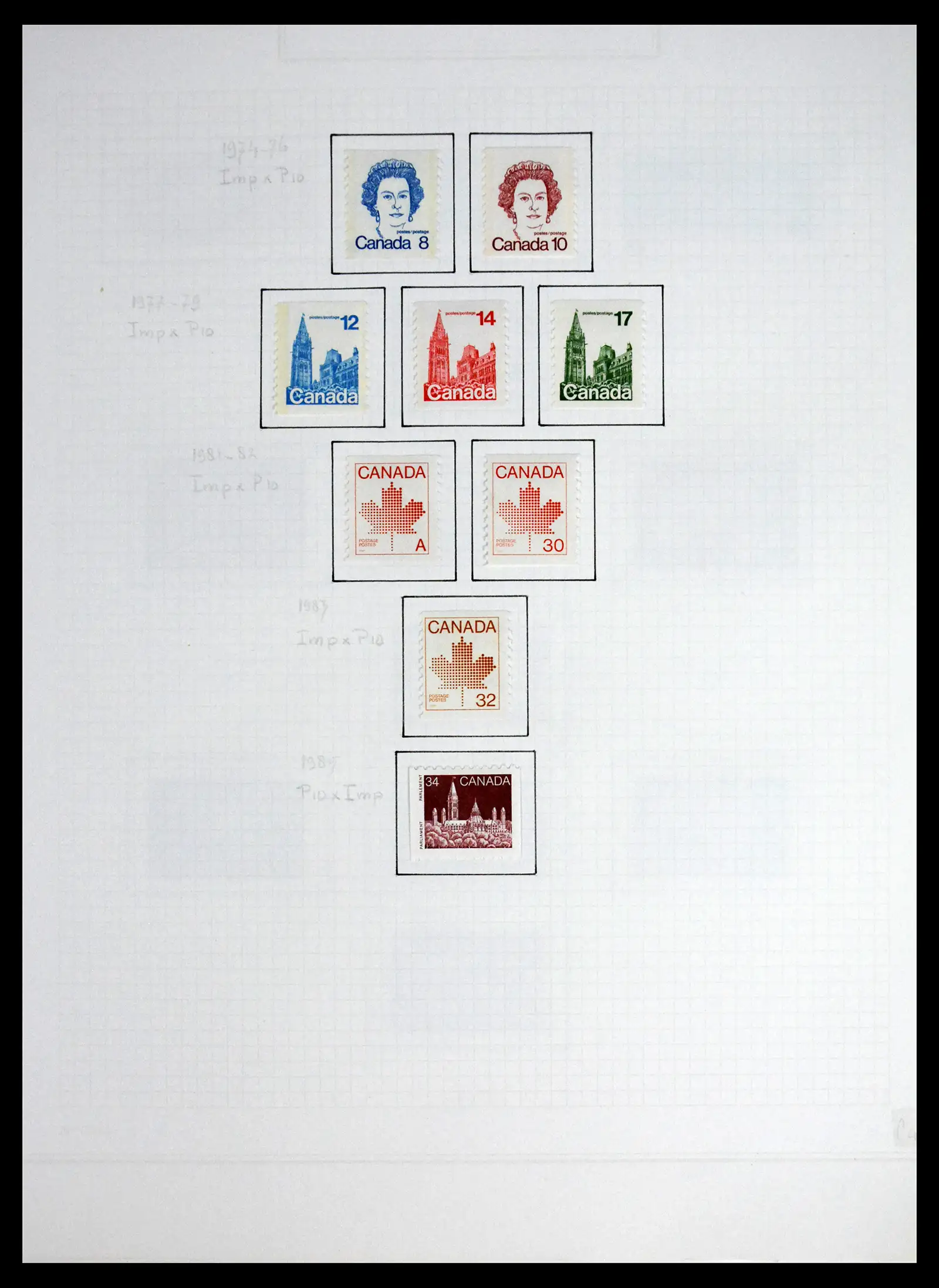 41550 0092 - Stamp collection 41550 Canada 1858-1972.