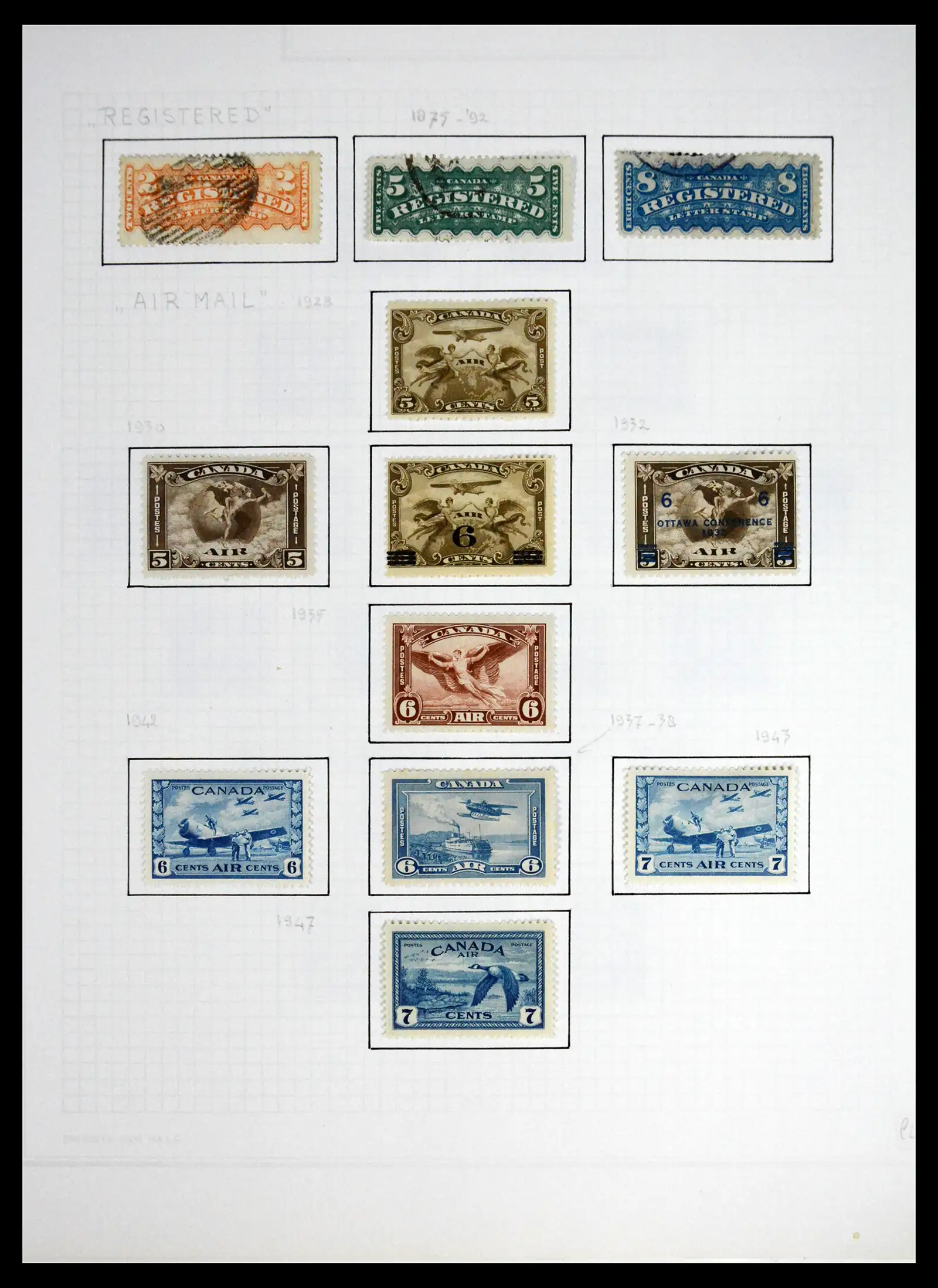41550 0093 - Stamp collection 41550 Canada 1858-1972.