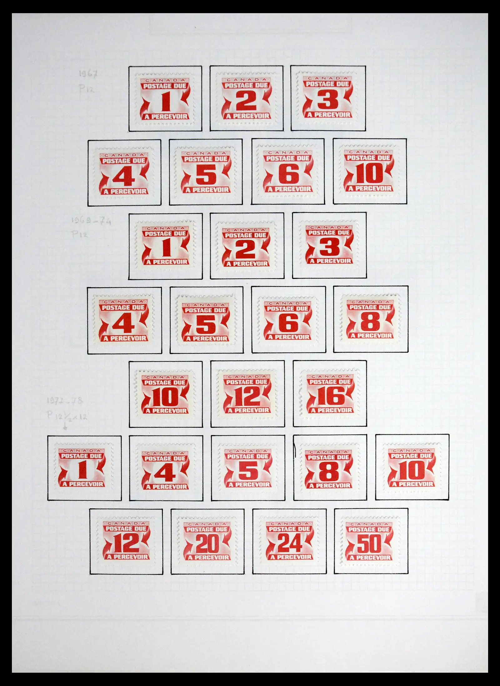 41550 0095 - Stamp collection 41550 Canada 1858-1972.