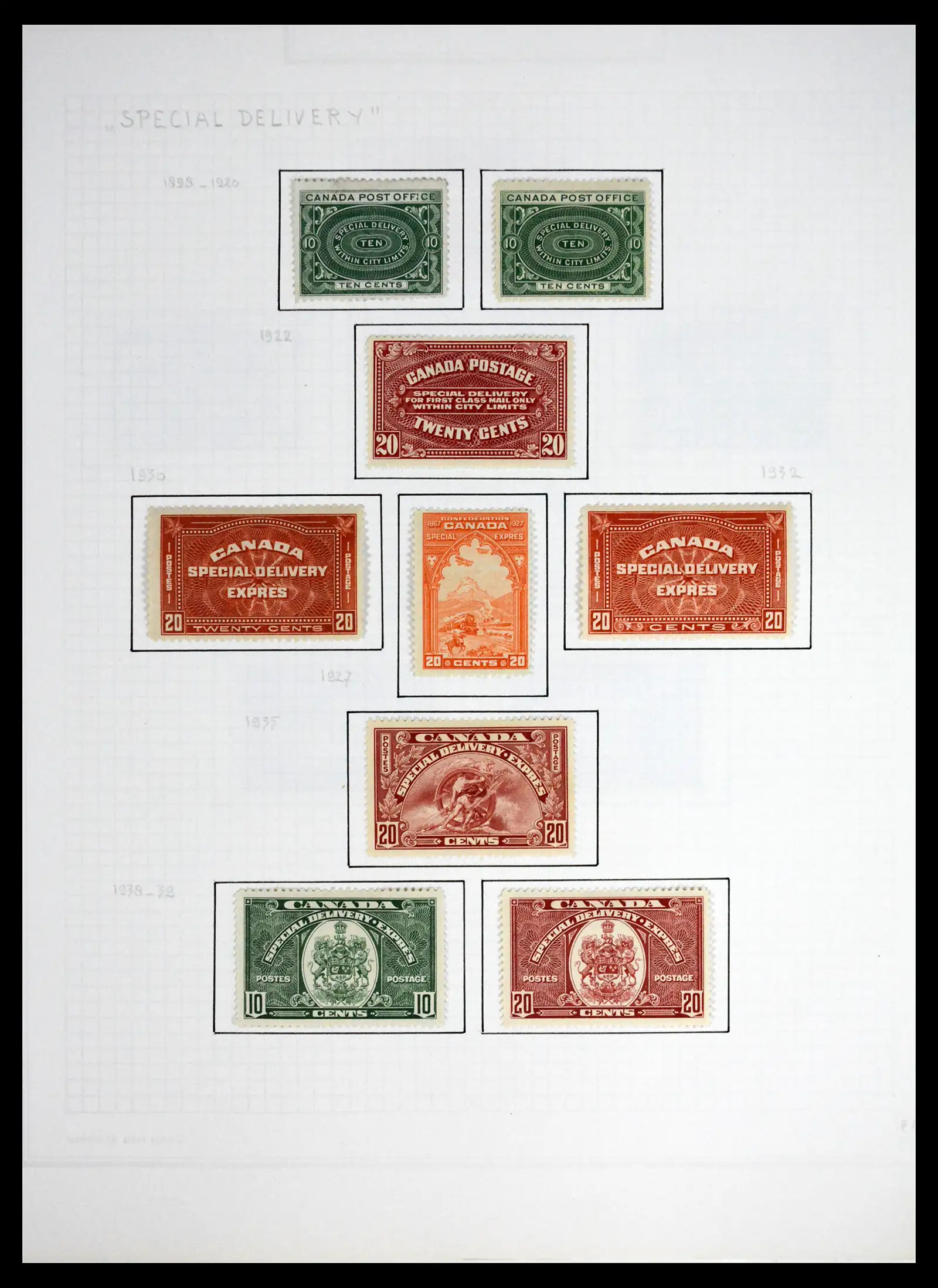 41550 0096 - Stamp collection 41550 Canada 1858-1972.