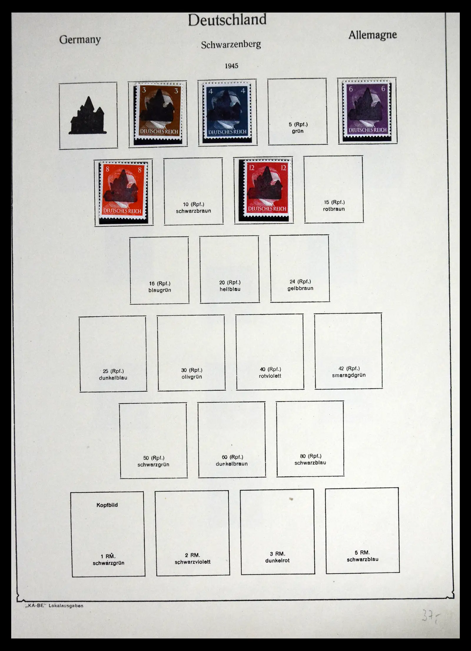 41553 0016 - Stamp collection 41553 Germany local issues 1945-1946.