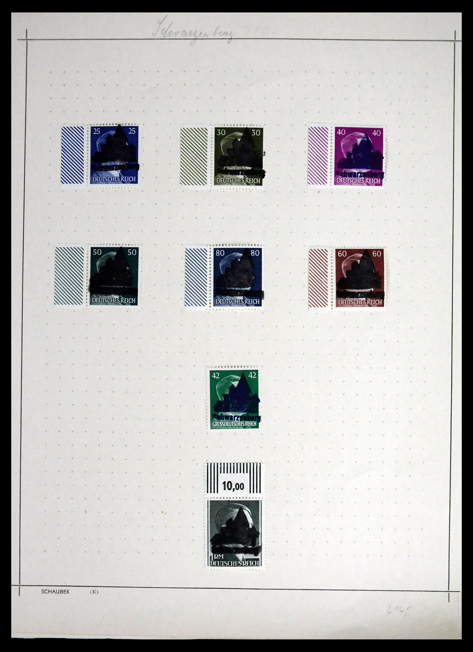 41553 0020 - Stamp collection 41553 Germany local issues 1945-1946.