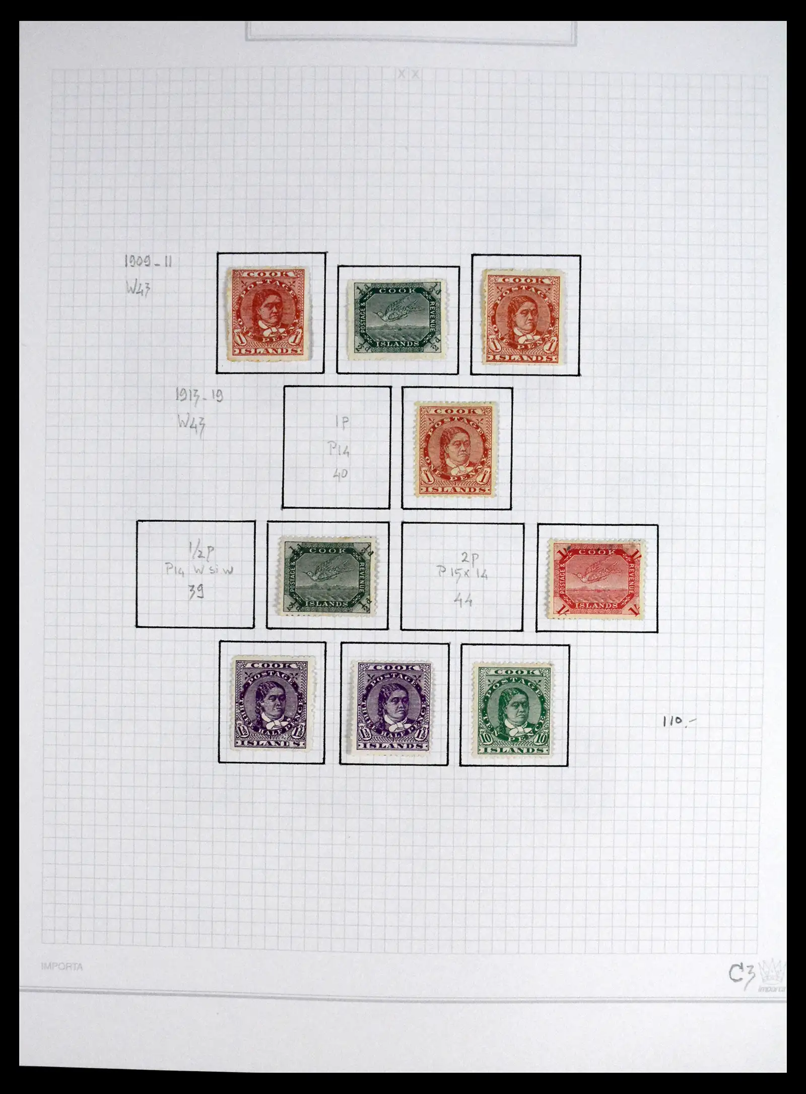 41555 0003 - Stamp collection 41555 British Commonwealth 1892-1958.
