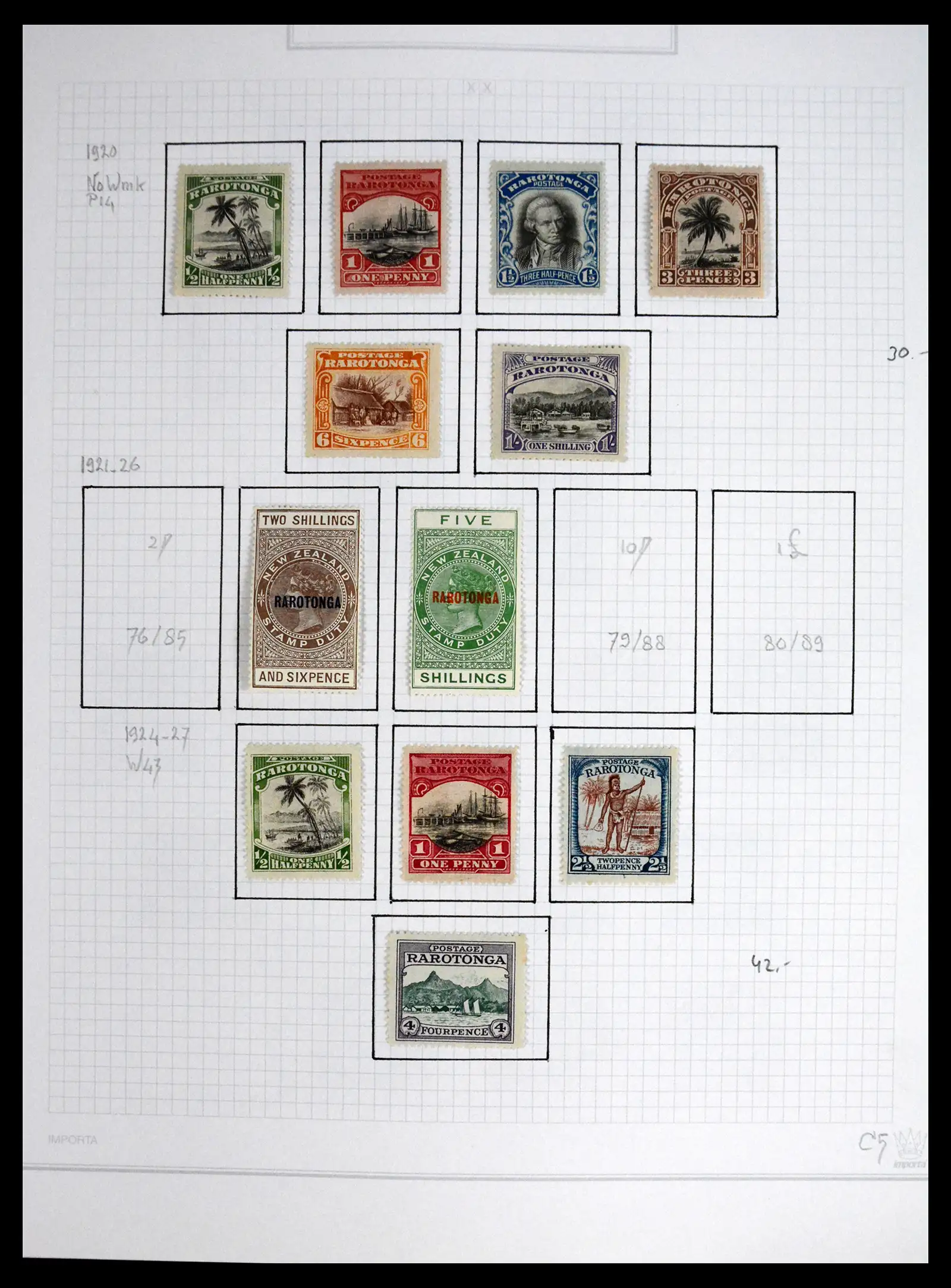 41555 0005 - Stamp collection 41555 British Commonwealth 1892-1958.