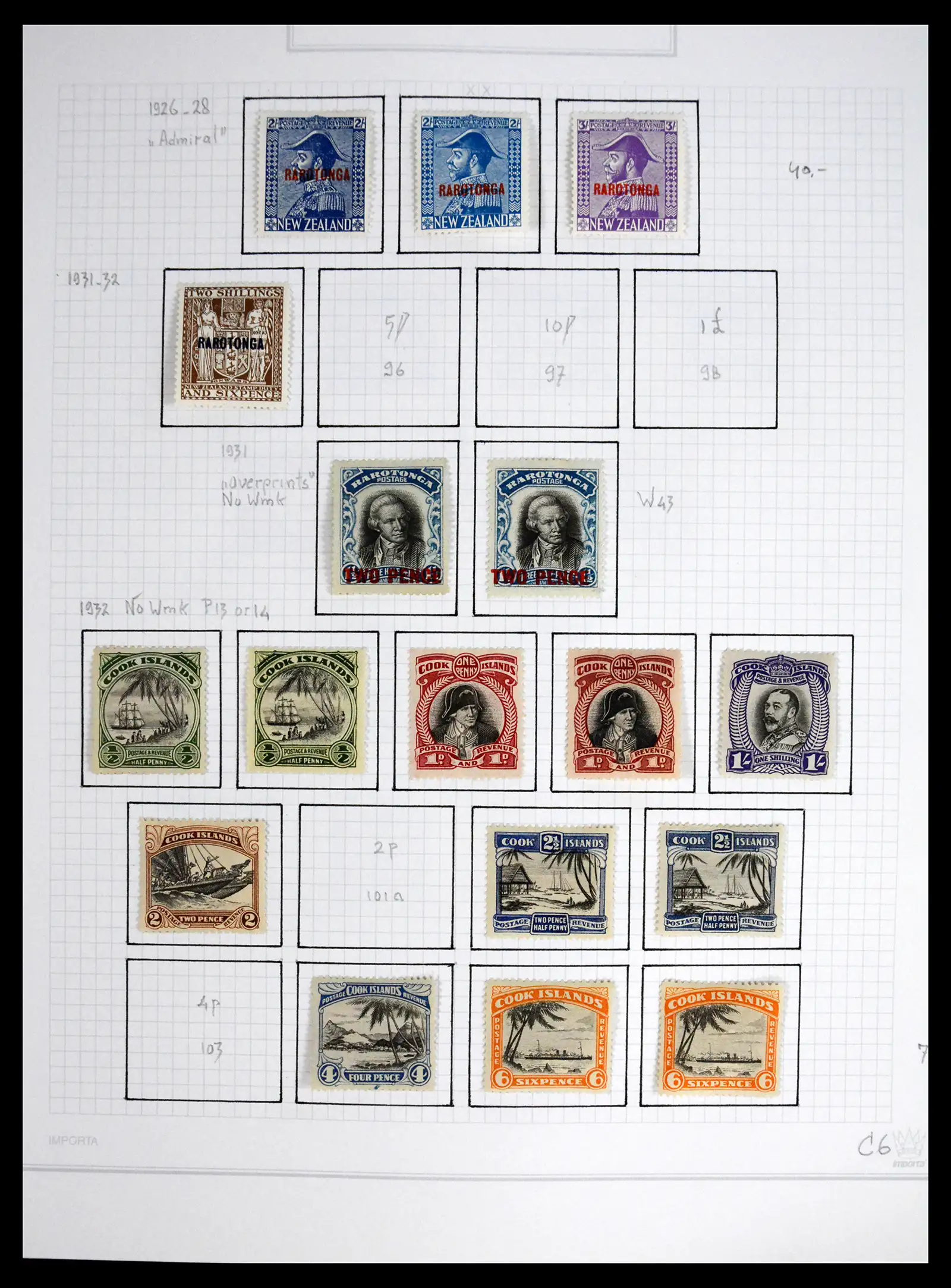 41555 0006 - Stamp collection 41555 British Commonwealth 1892-1958.