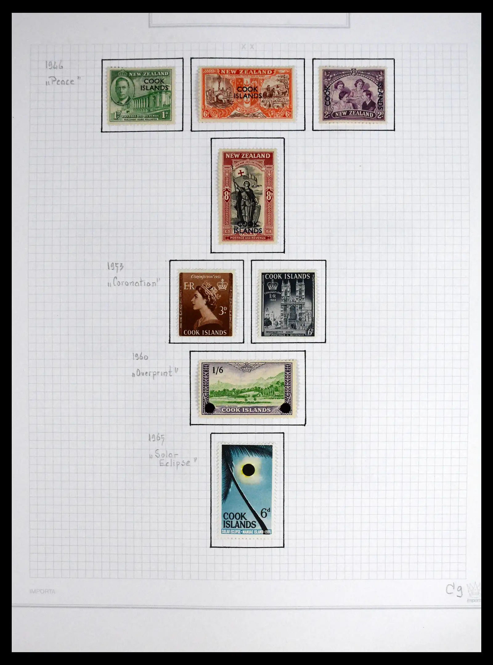 41555 0009 - Stamp collection 41555 British Commonwealth 1892-1958.