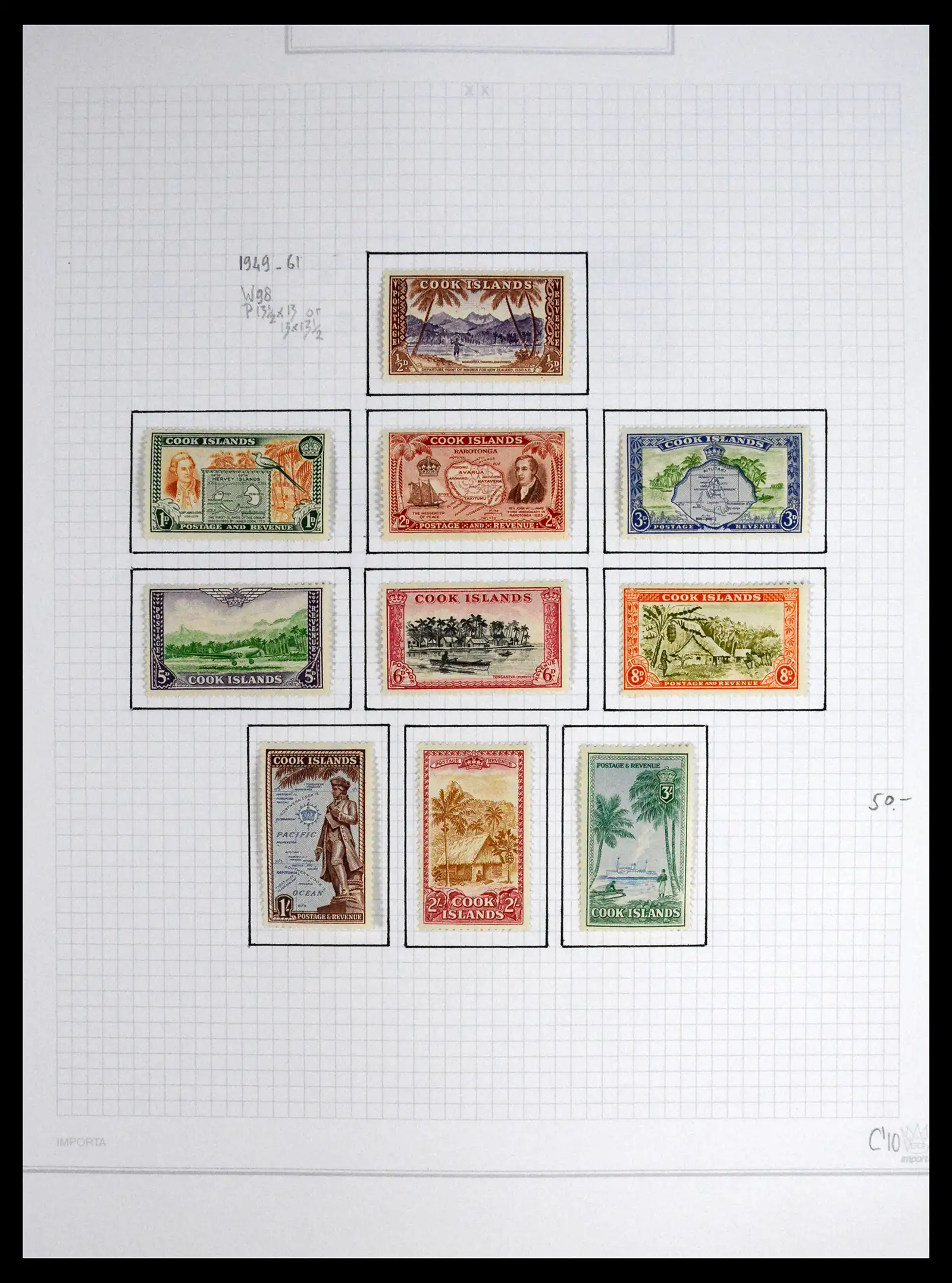 41555 0010 - Stamp collection 41555 British Commonwealth 1892-1958.