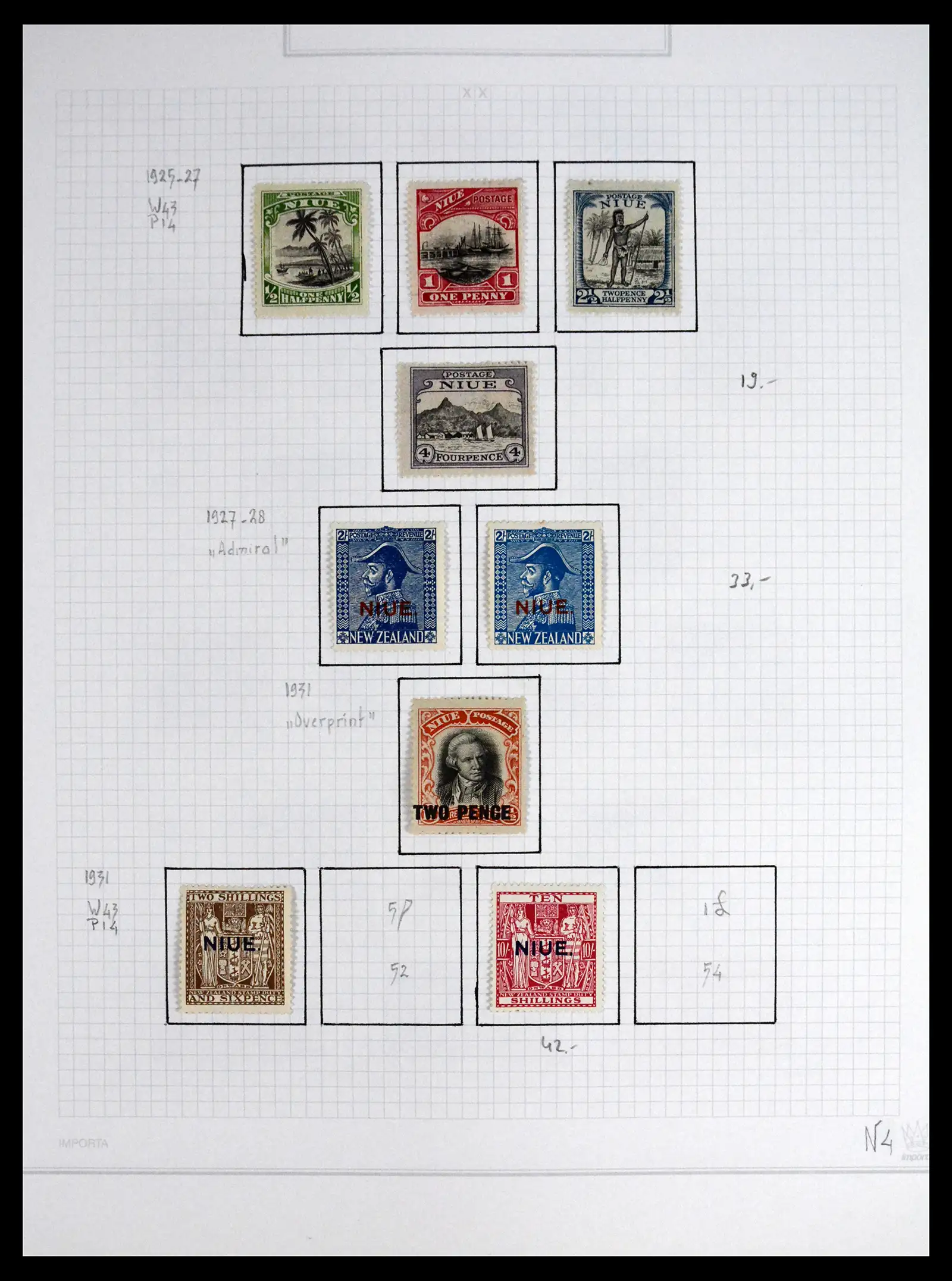 41555 0019 - Stamp collection 41555 British Commonwealth 1892-1958.