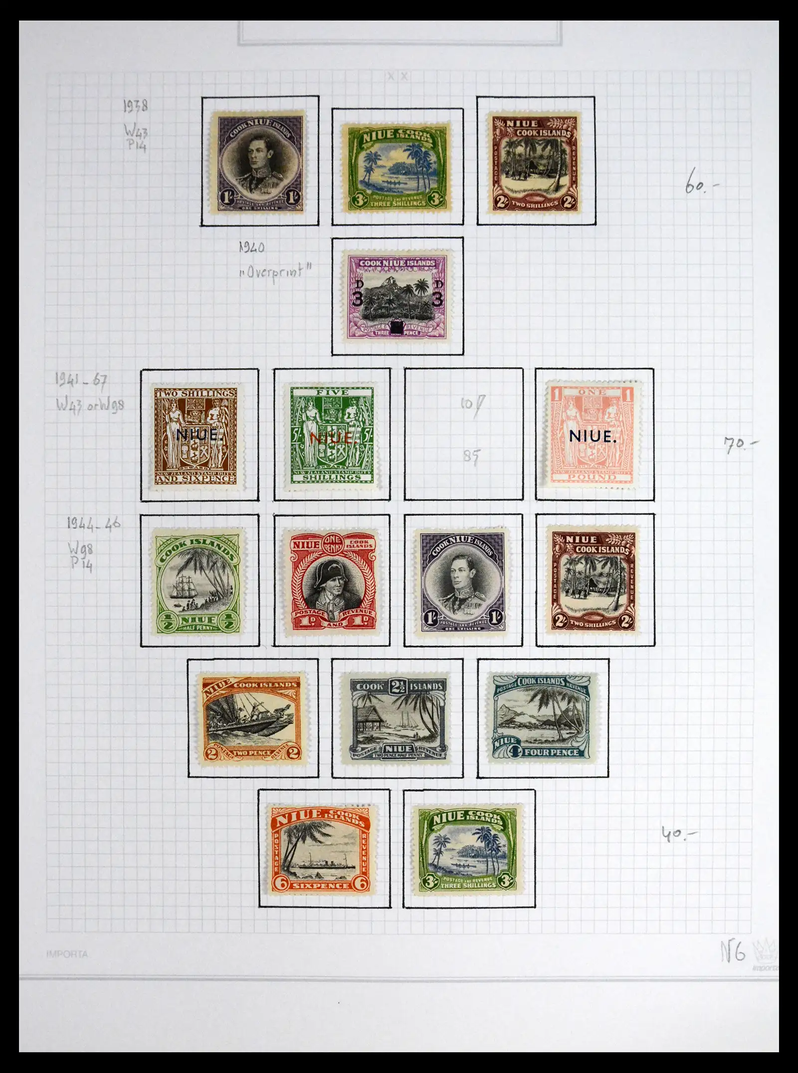 41555 0021 - Stamp collection 41555 British Commonwealth 1892-1958.