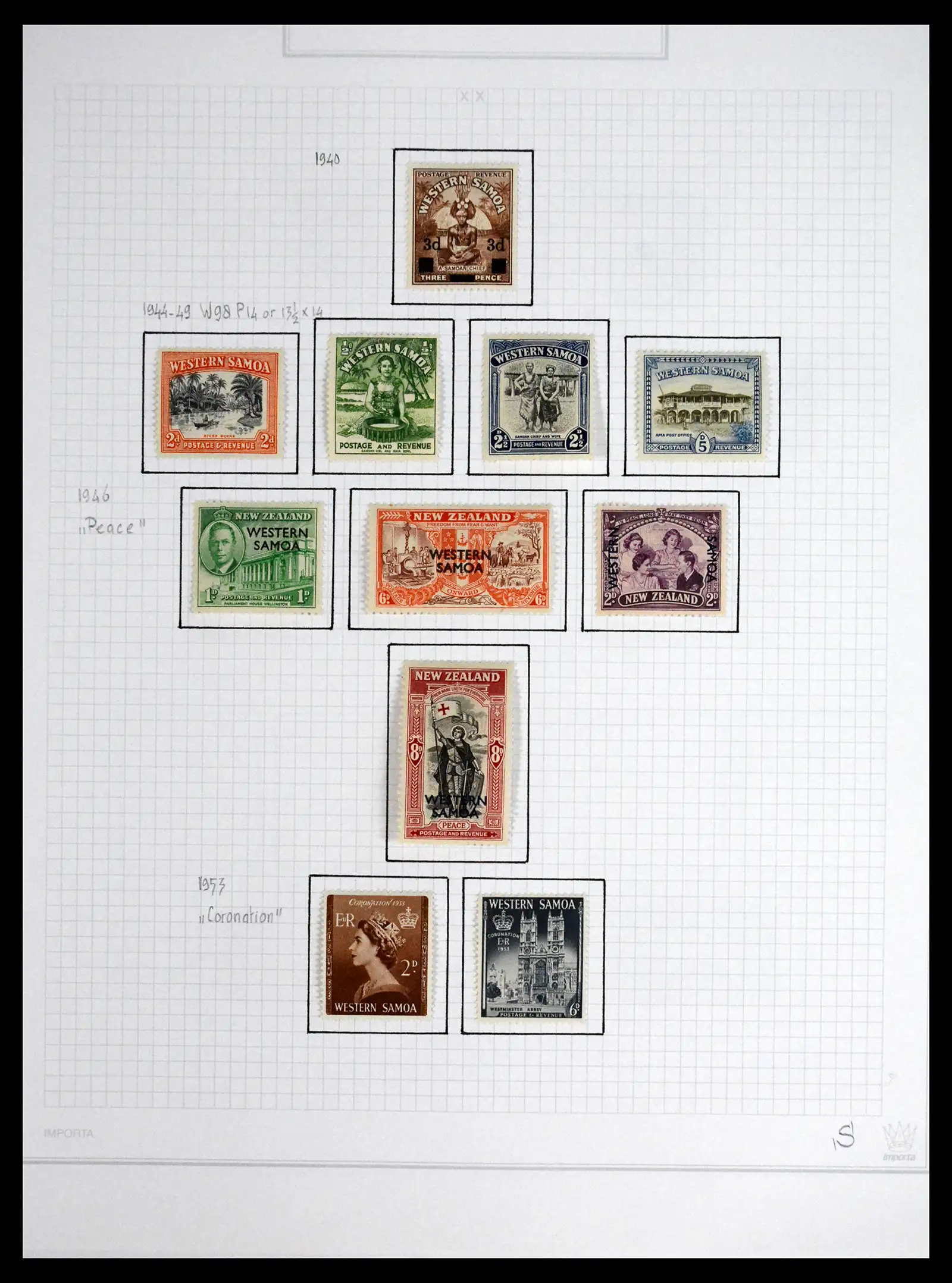 41555 0034 - Stamp collection 41555 British Commonwealth 1892-1958.