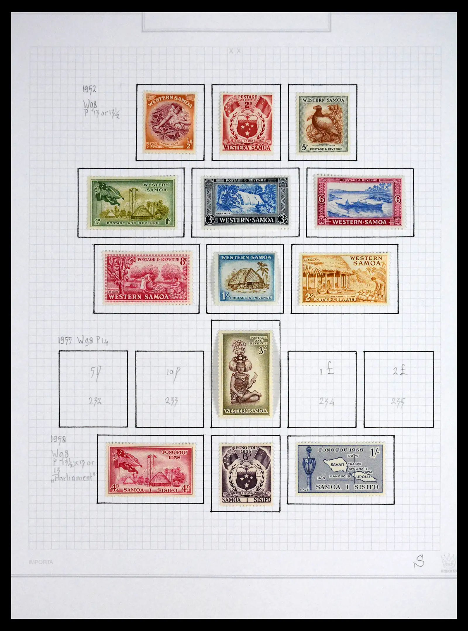 41555 0035 - Stamp collection 41555 British Commonwealth 1892-1958.