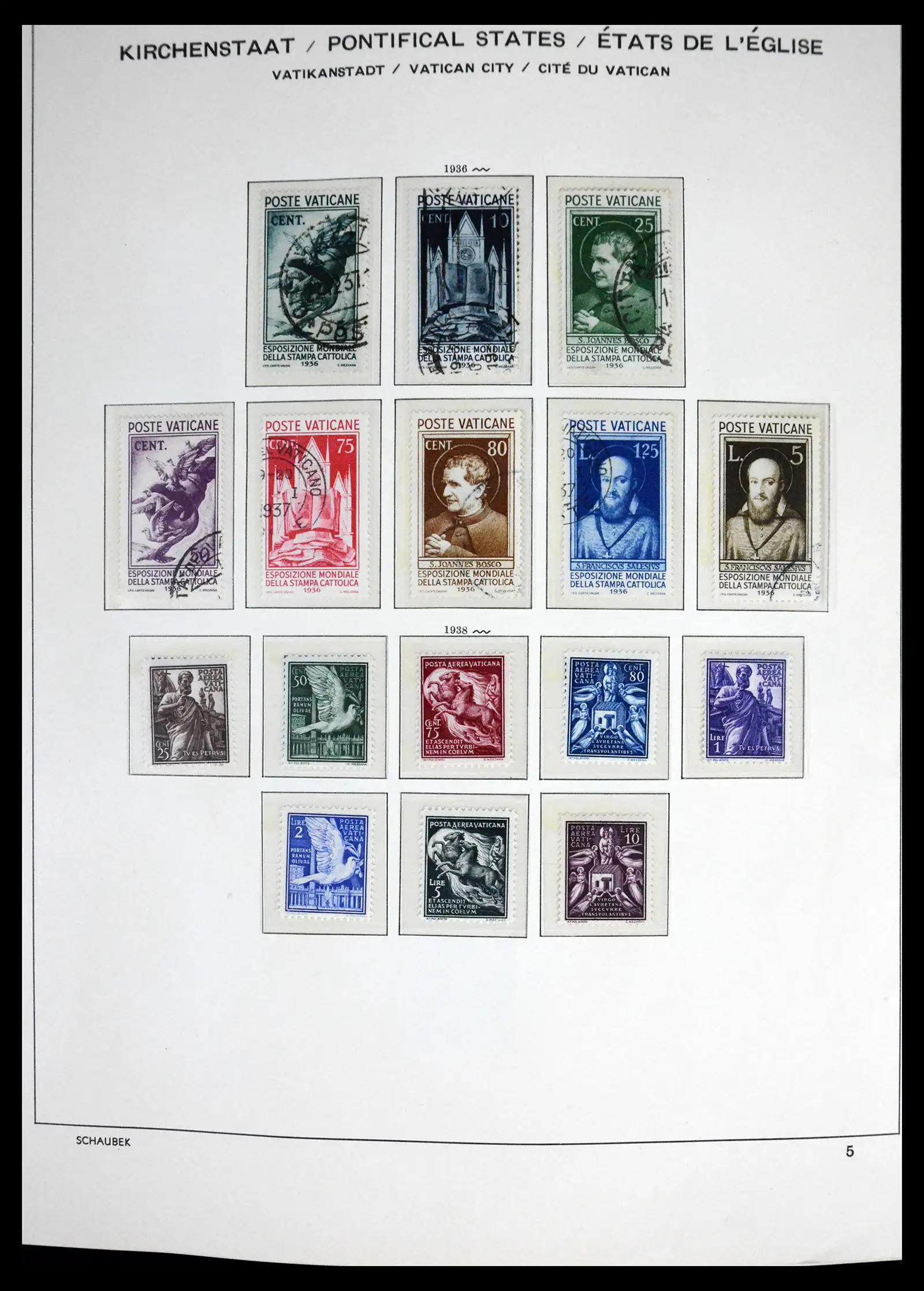 41556 0004 - Stamp collection 41556 Vatican complete 1929-1983.